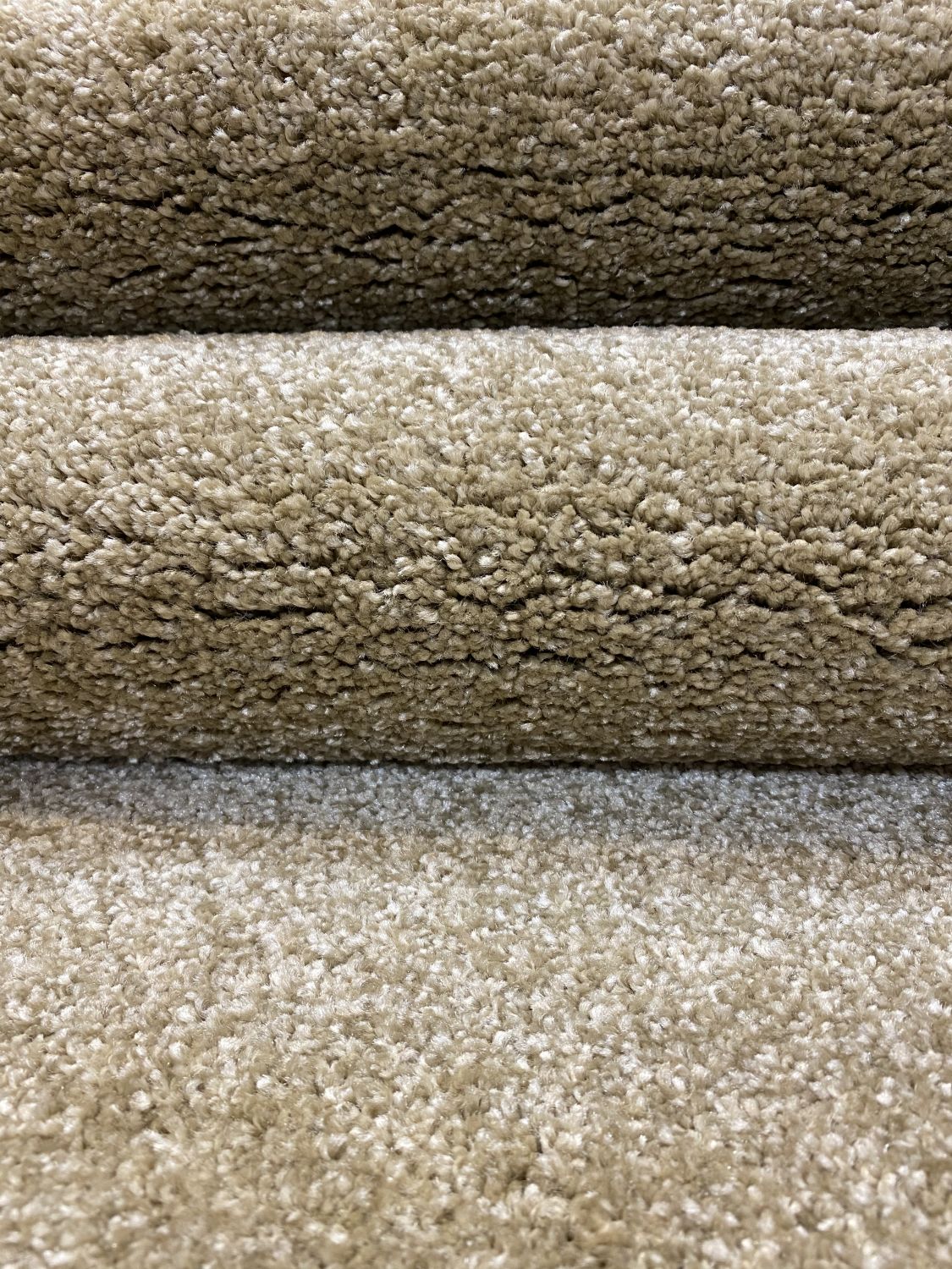 Beige Tapijt Dik Laagpolig Vloerkleed Omid Zen Premium Feeling Volledig Effen