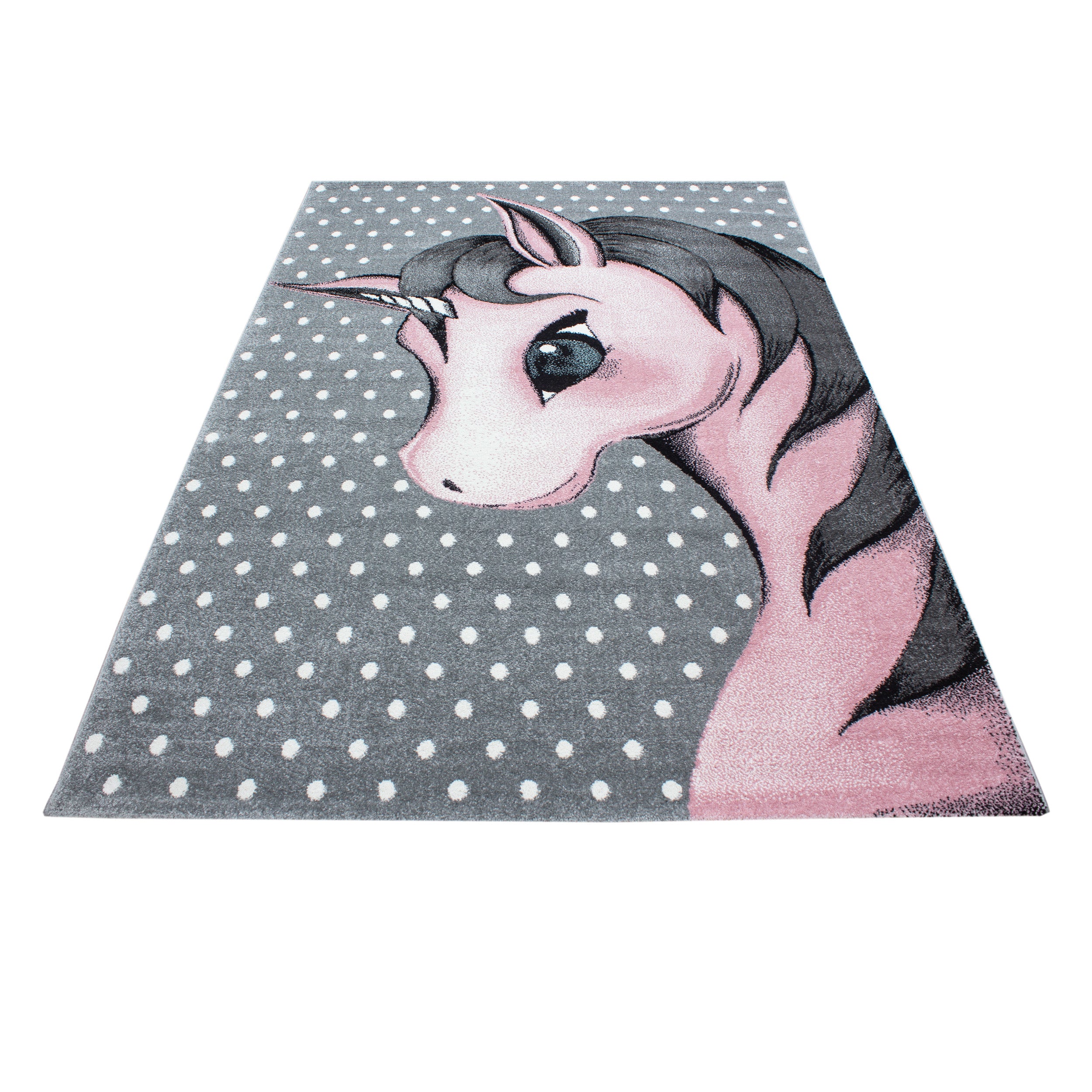 Kindertapijt Omid Unicorn Roos Vloerkleed - Omid Carpets