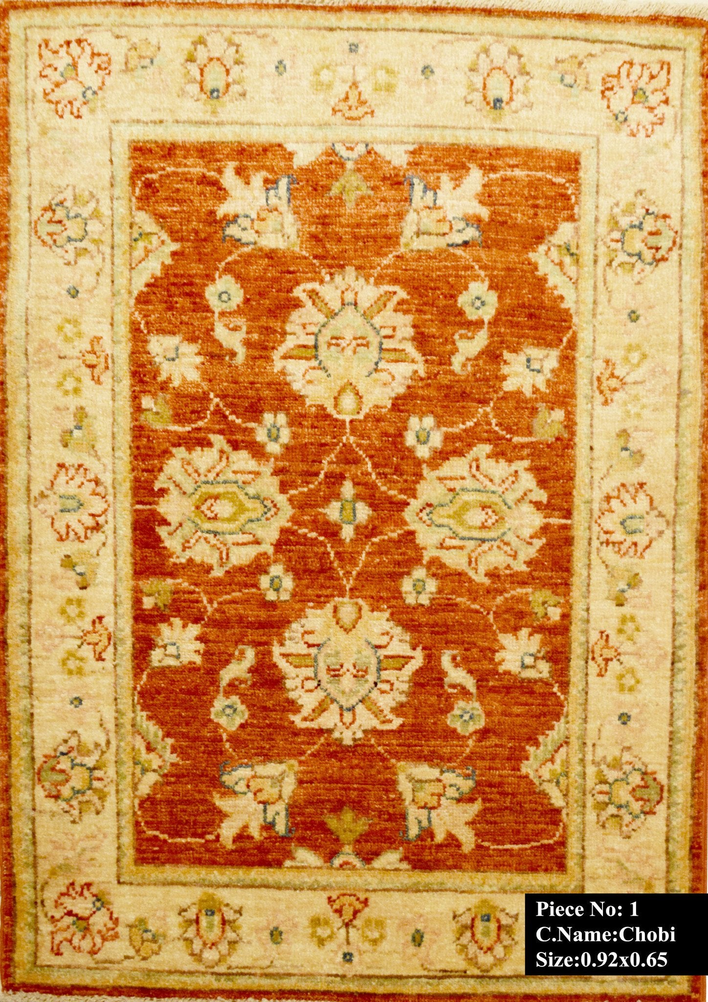 Granaatoranje Ziegler Tapijt 0.92x0.65 - Omid Carpets
