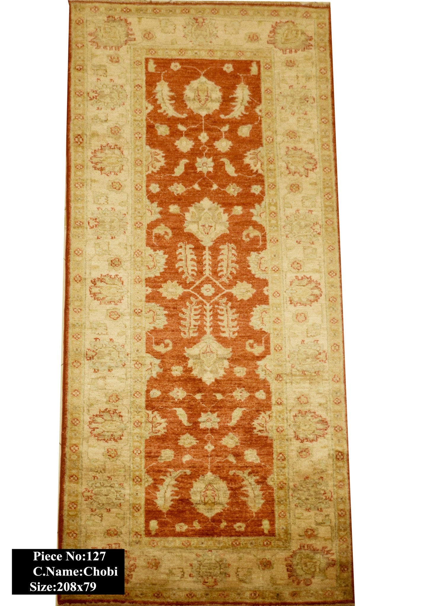 Roestoranje Ziegler Gang Tapijt 208x79 - Omid Carpets