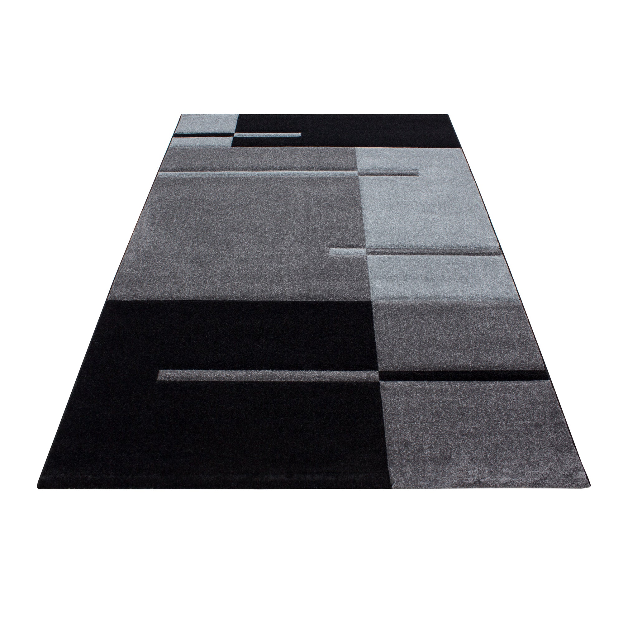 Grijs Tapijt Laagpolig Vloerkleed Omid Modern Vibes - Omid Carpets