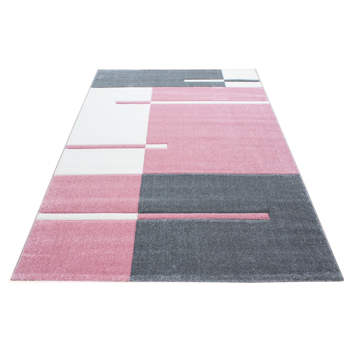 Roos Tapijt Laagpolig Vloerkleed Omid Modern Vibes - Omid Carpets