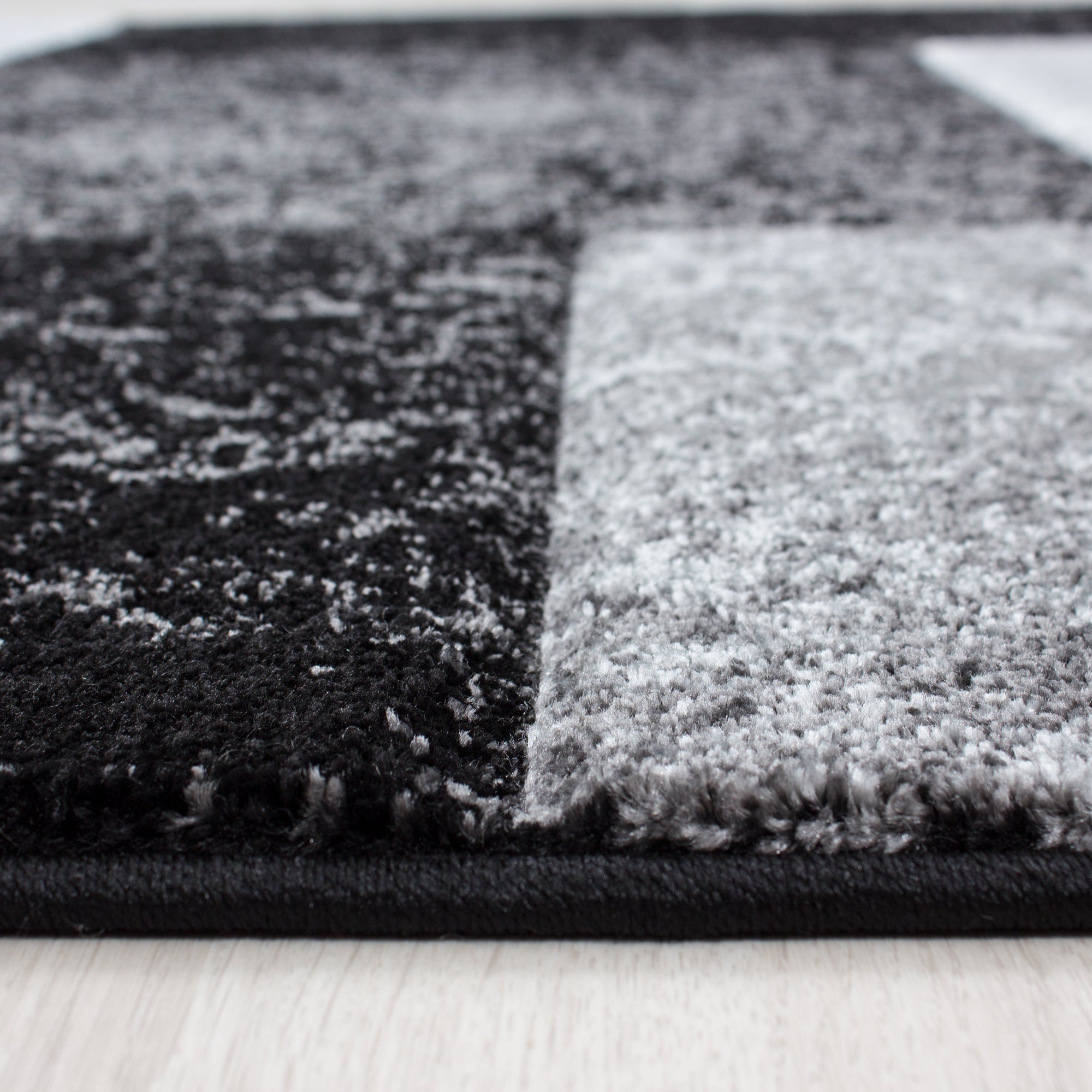 Grijs Tapijt Laagpolig Vloerkleed Omid Modern Vibes - Omid Carpets