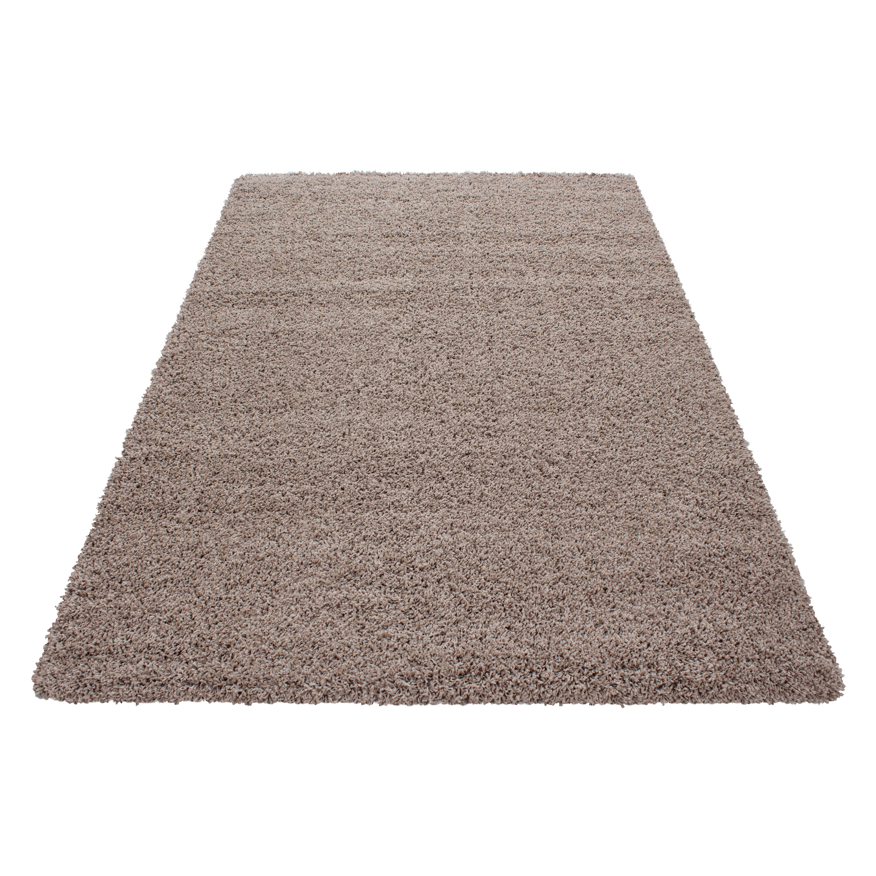 Beige Tapijt Hoogpolig Vloerkleed - Omid Essential - Omid Carpets