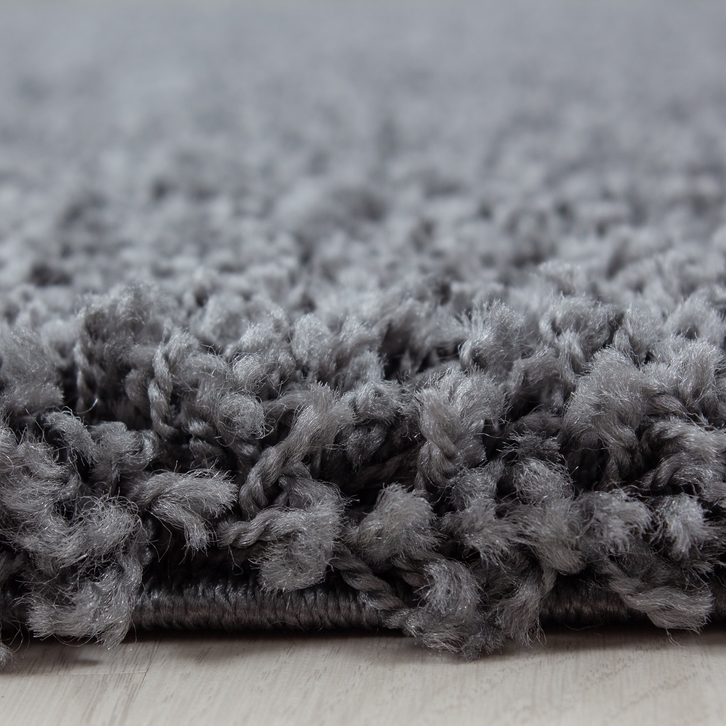 Grijs Tapijt Hoogpolig Vloerkleed - Omid Essential - Omid Carpets
