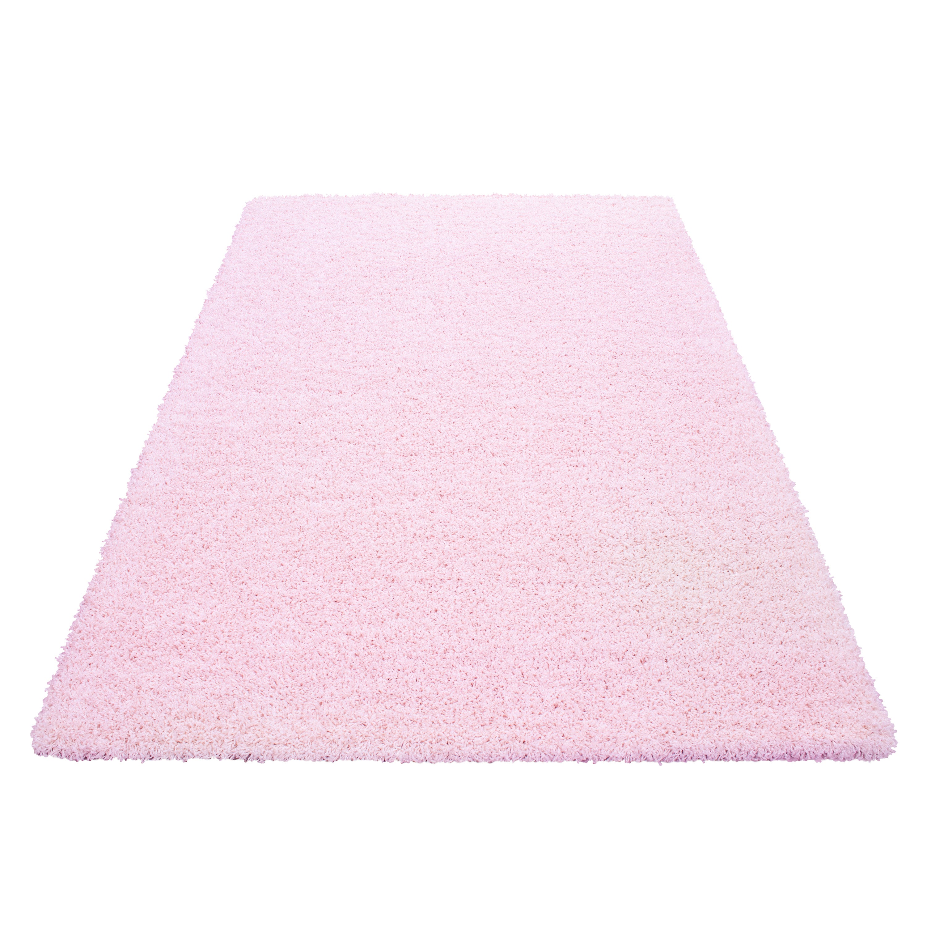 Roos Tapijt Hoogpolig Vloerkleed - Omid Essential - Omid Carpets
