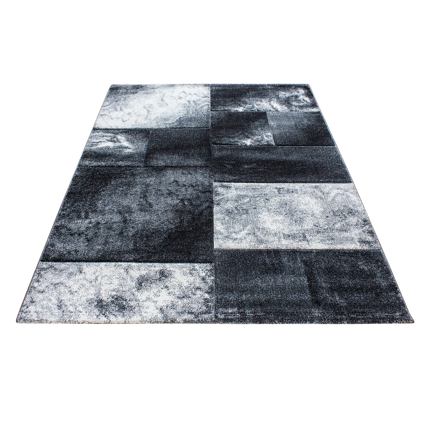 Grijs Tapijt Laagpolig Vloerkleed Omid Modern Vibes - Omid Carpets