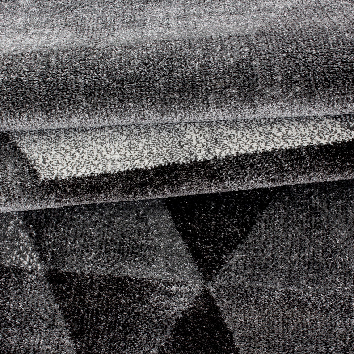Grijs Tapijt Laagpolig Vloerkleed Omid Perception - Omid Carpets