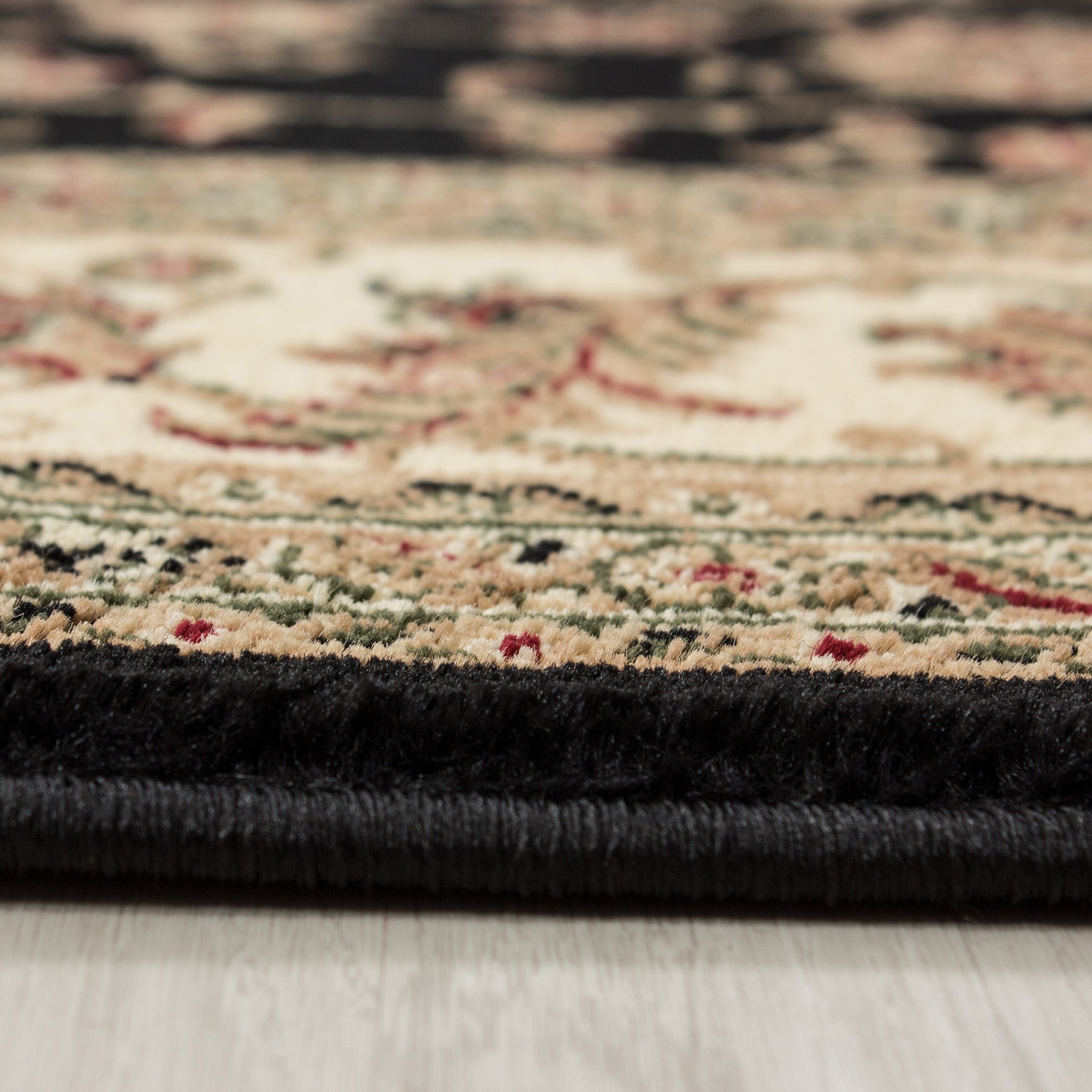 Zwart Tapijt Klassiek Vloerkleed Omid Royal - Omid Carpets