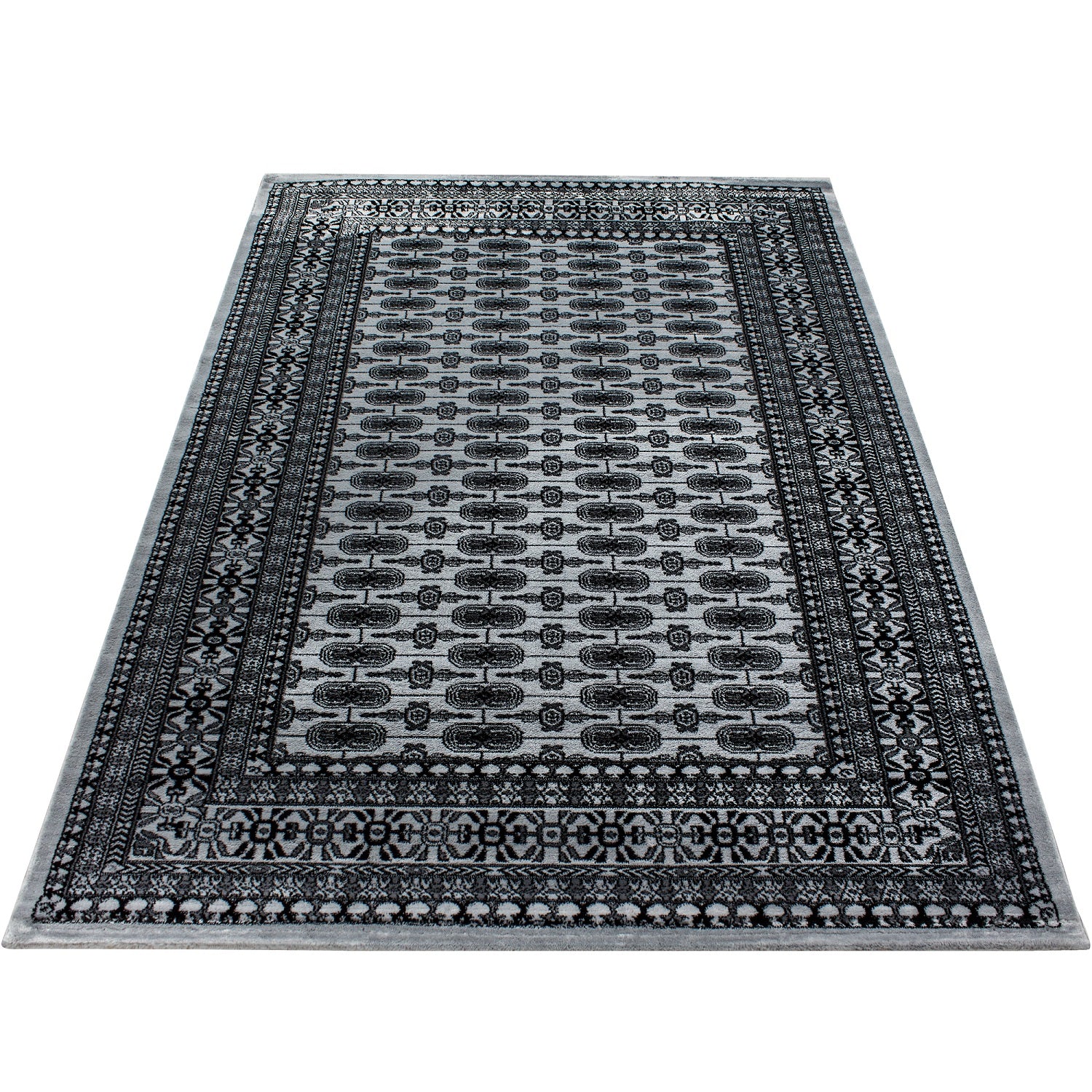 Grijs Tapijt Klassiek Vloerkleed Omid Royal - Omid Carpets