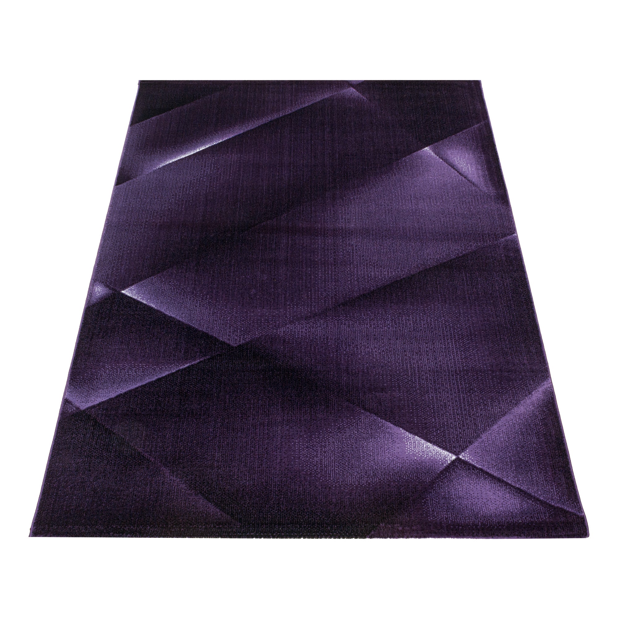 Paars Tapijt Laagpolig Vloerkleed Omid Modern Comfort