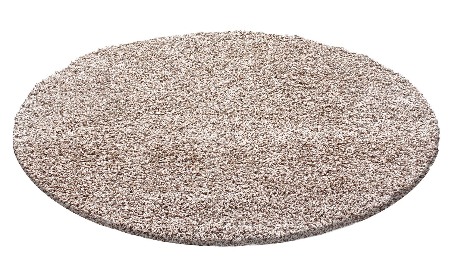 Beige Tapijt Hoogpolig Vloerkleed - Omid Thick Shaggy