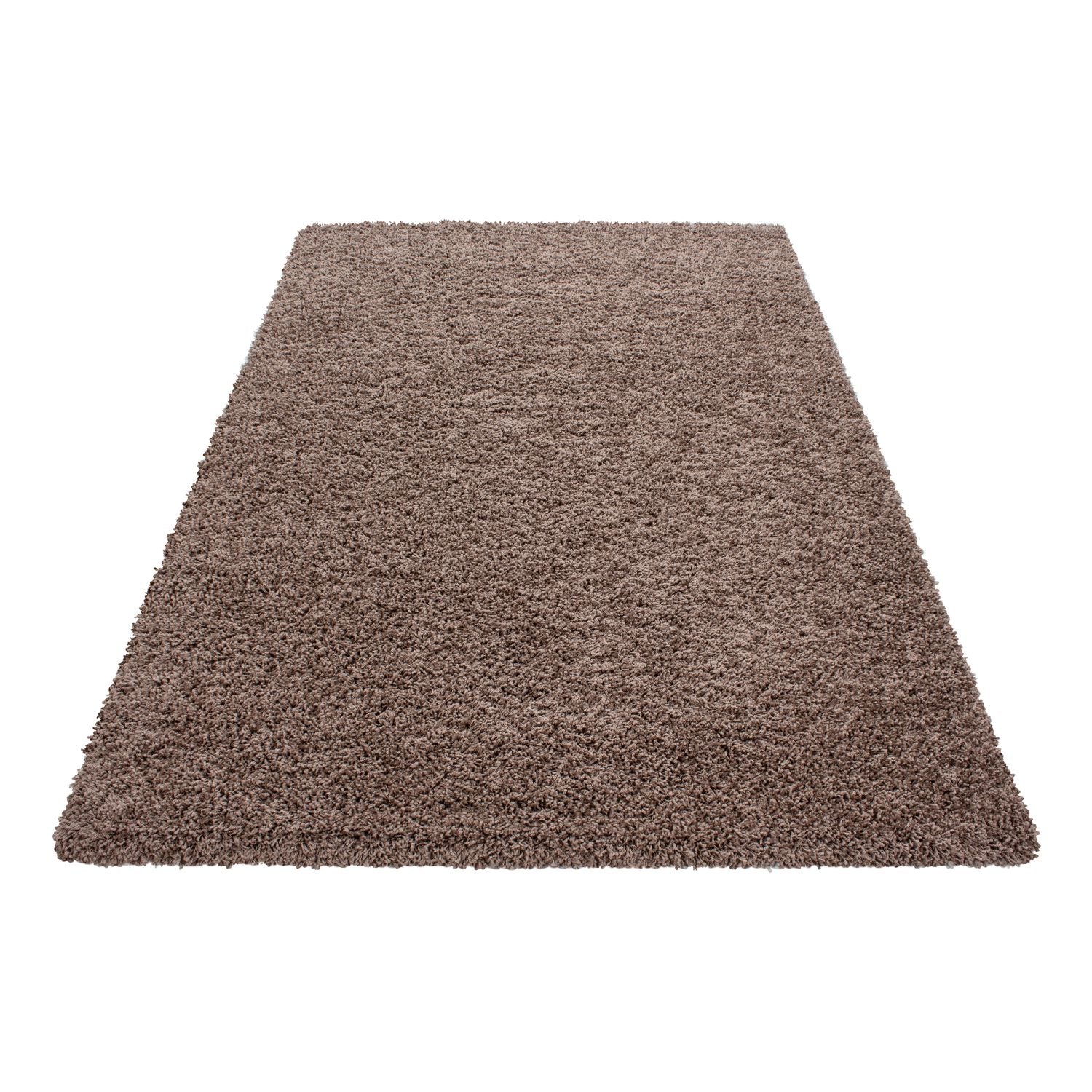 Mocca Tapijt Hoogpolig Vloerkleed - Omid Thick Shaggy