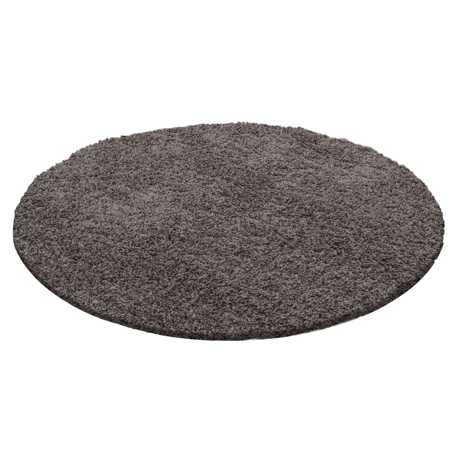 Taupe Tapijt Hoogpolig Vloerkleed - Omid Thick Shaggy