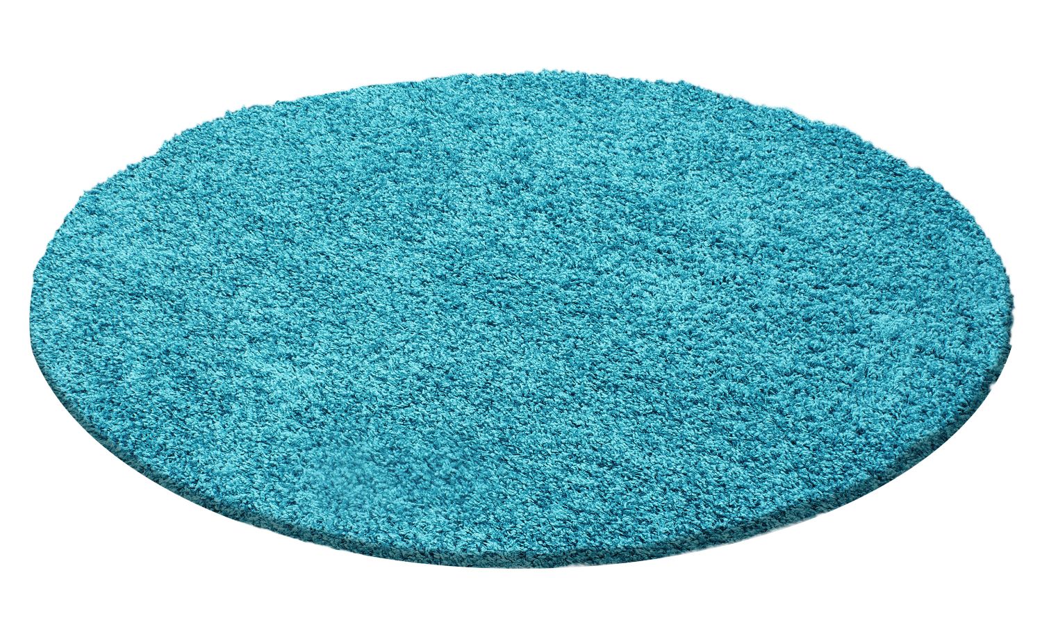 Turquoise Tapijt Hoogpolig Vloerkleed - Omid Thick Shaggy