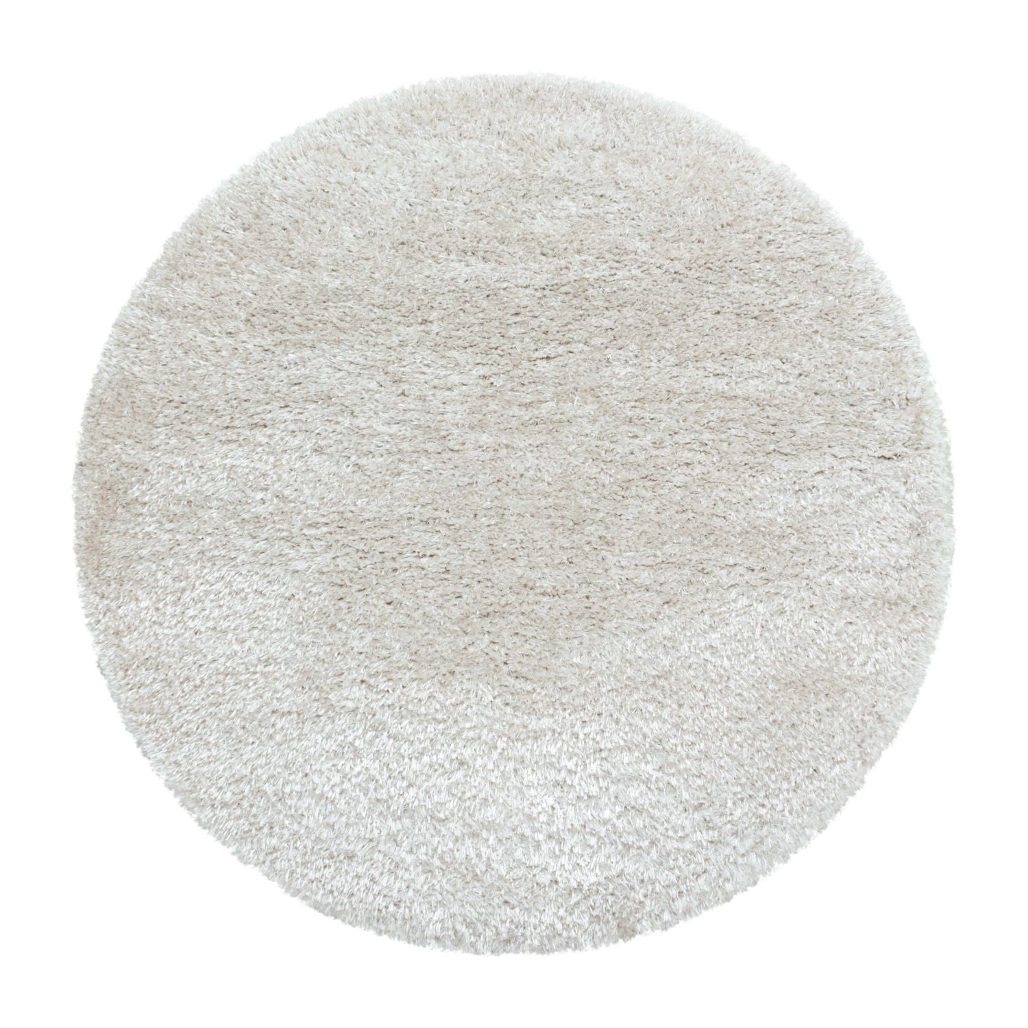 Crème Tapijt Hoogpolig Vloerkleed - Omid Shiny Shaggy