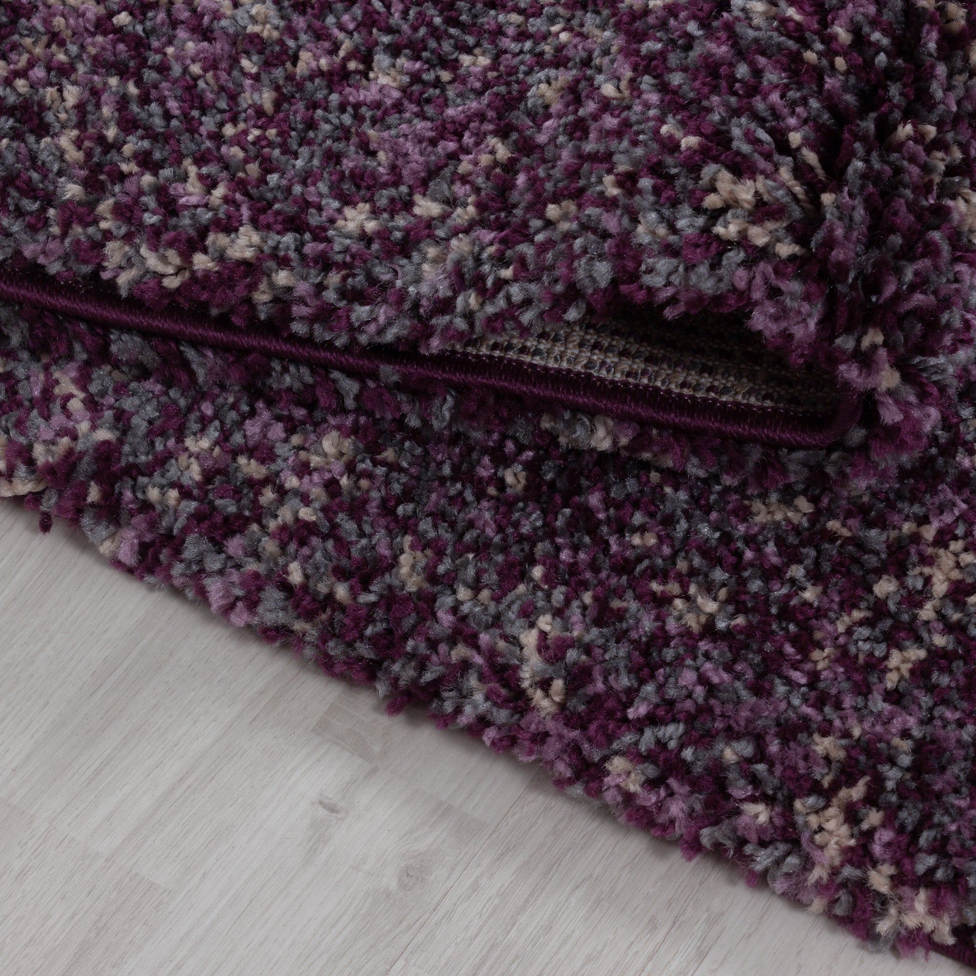 Paars Tapijt Hoogpolig Vloerkleed - Omid Mixture - Omid Carpets