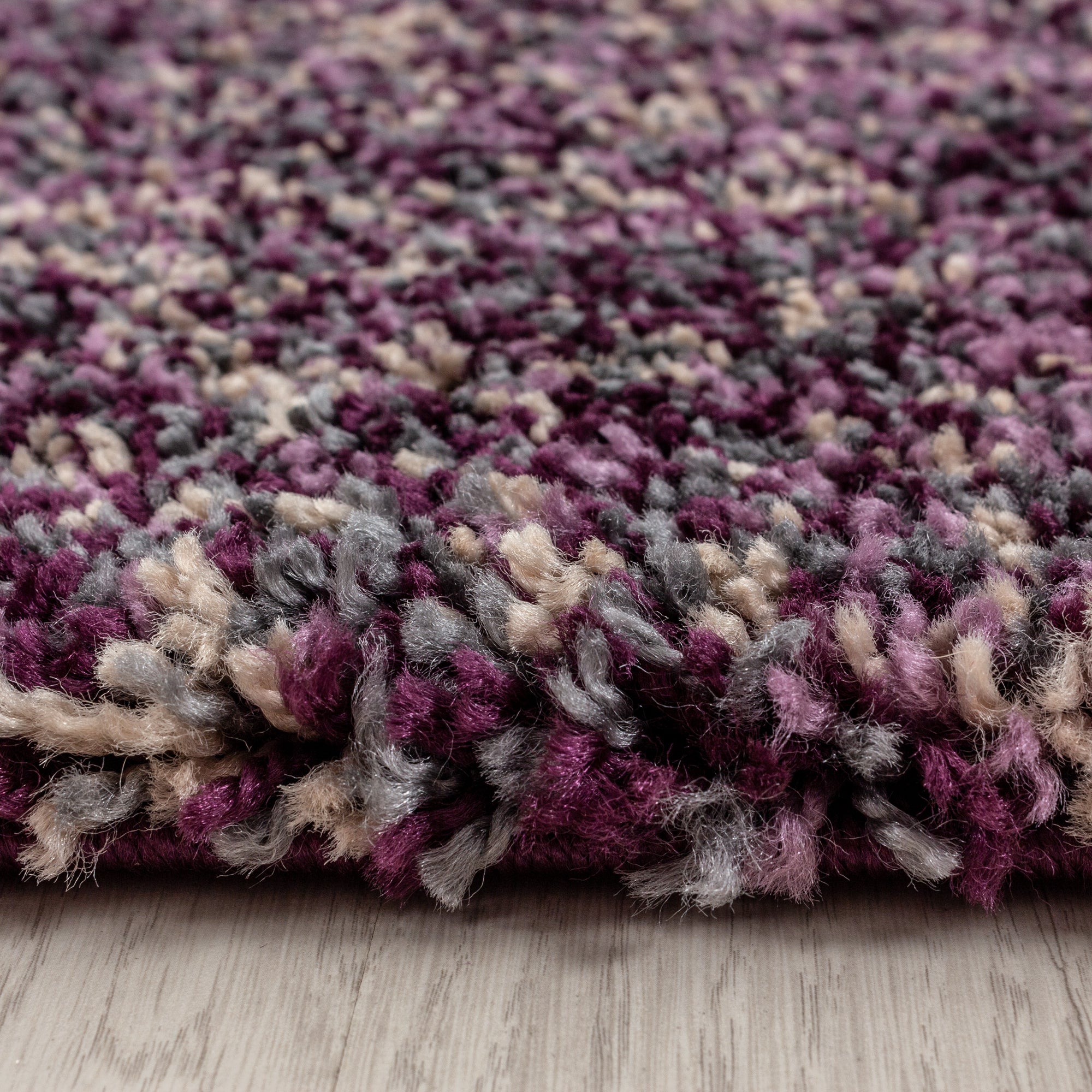 Paars Tapijt Hoogpolig Vloerkleed - Omid Mixture - Omid Carpets