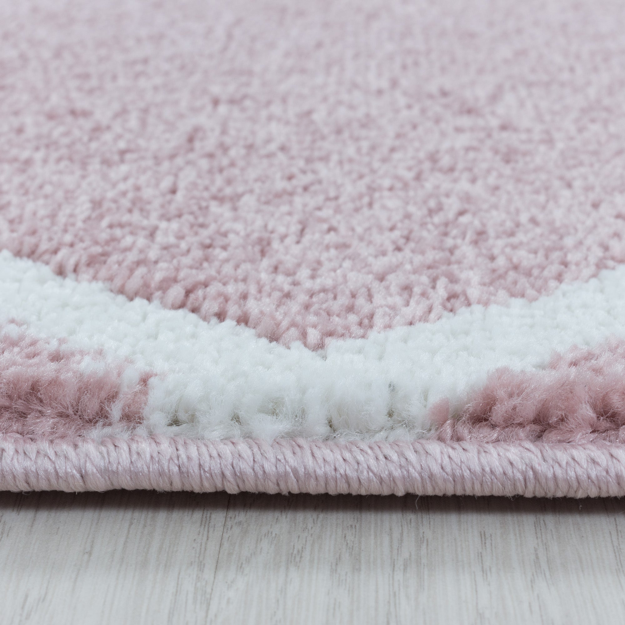 Roze Tapijt Laagpolig Vloerkleed Omid Sensational