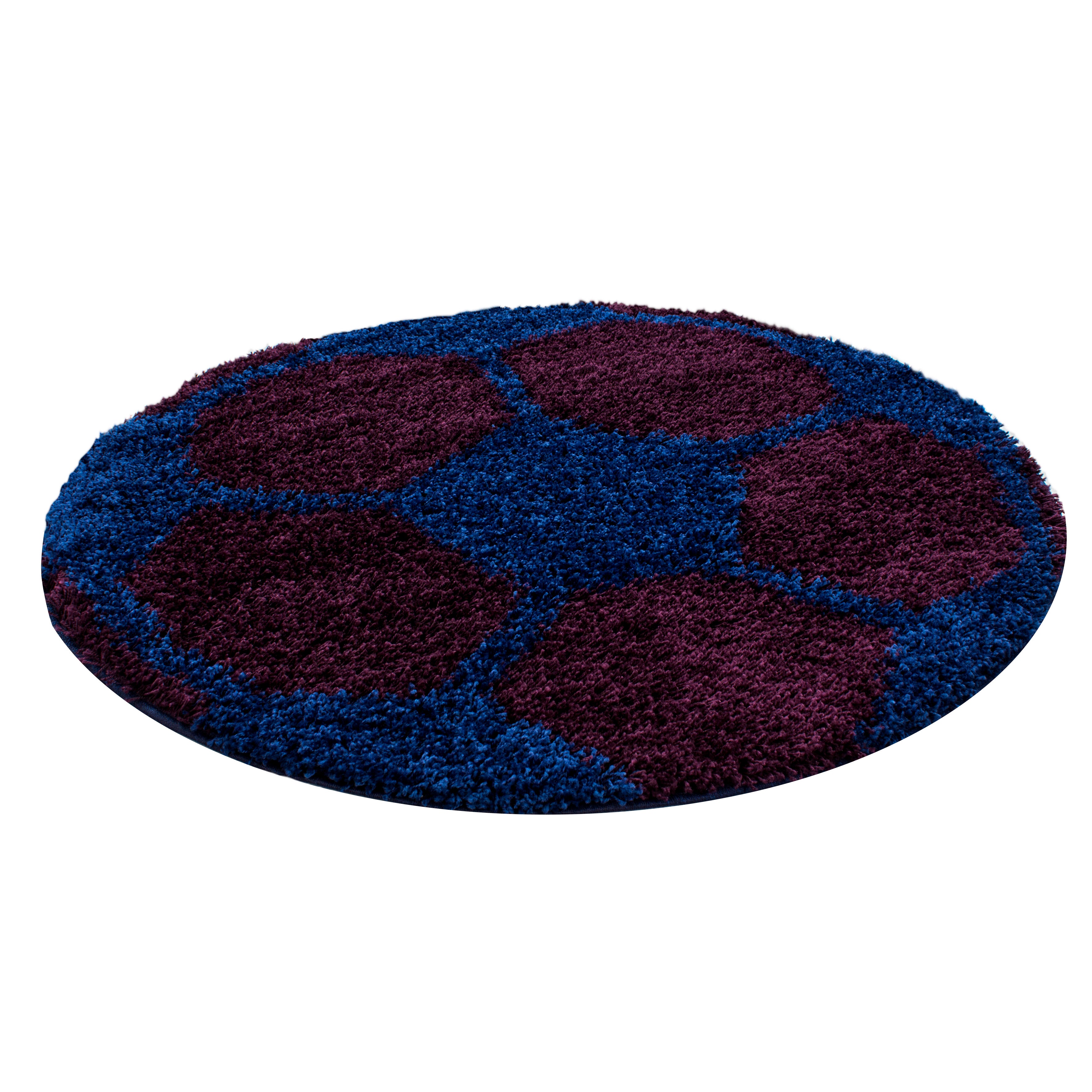 Kindertapijt Omid Voetbal Donkerblauw Vloerkleed - Omid Carpets