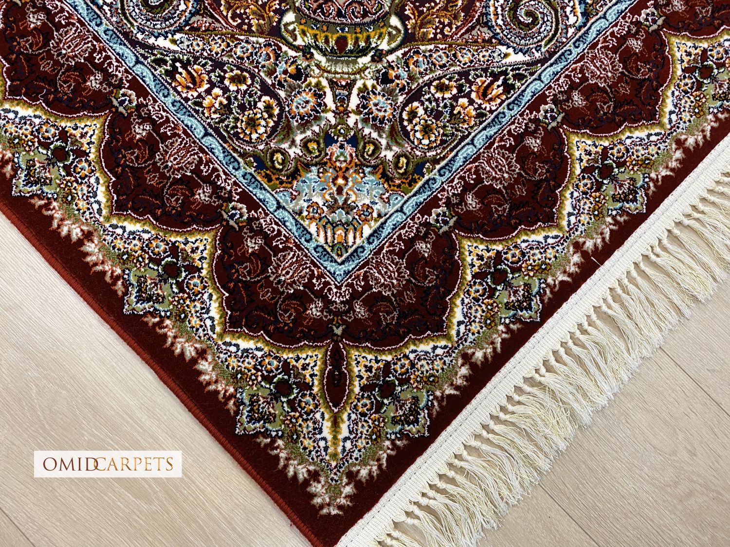 قالین 700 شانه * Rood Tapijt Laagpolig Klassiek Vloerkleed - Omid Premium Classic - 1,5 Miljoen punten/m²