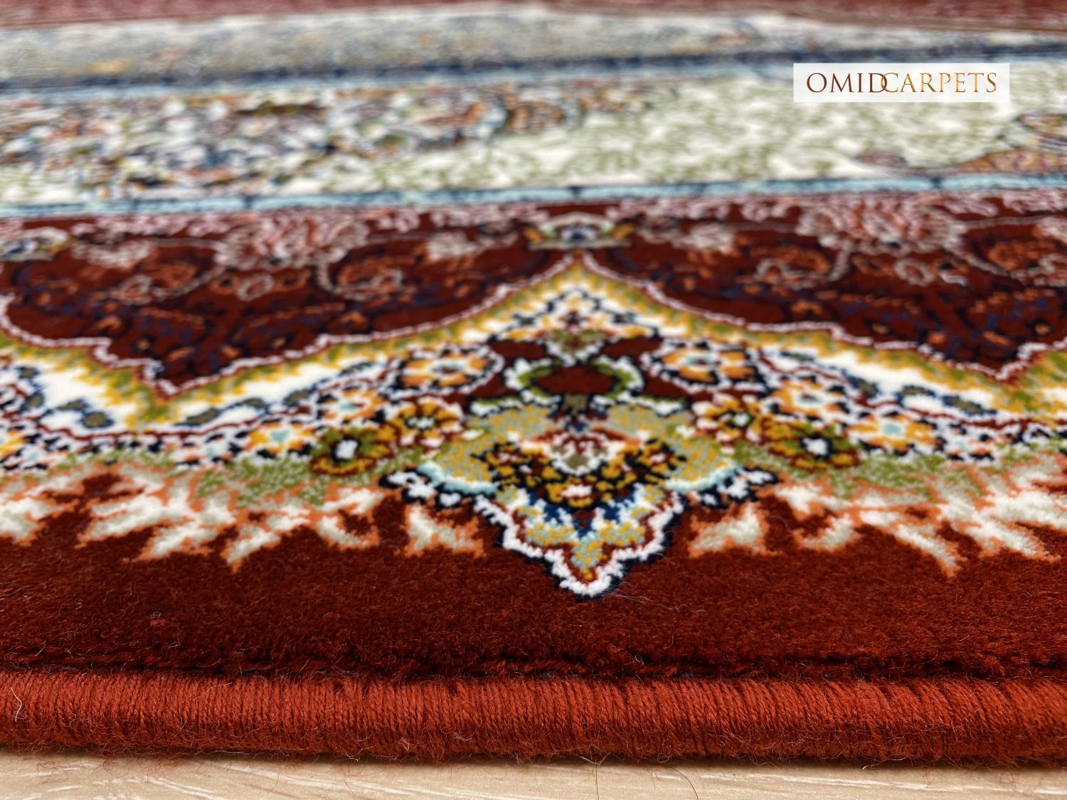 قالین 700 شانه * Rood Tapijt Laagpolig Klassiek Vloerkleed - Omid Premium Classic - 1,5 Miljoen punten/m²