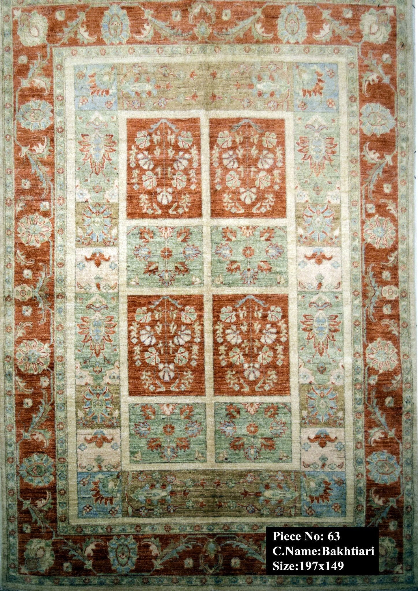 Chobi Bakhtiari 197x149 - Omid Carpets