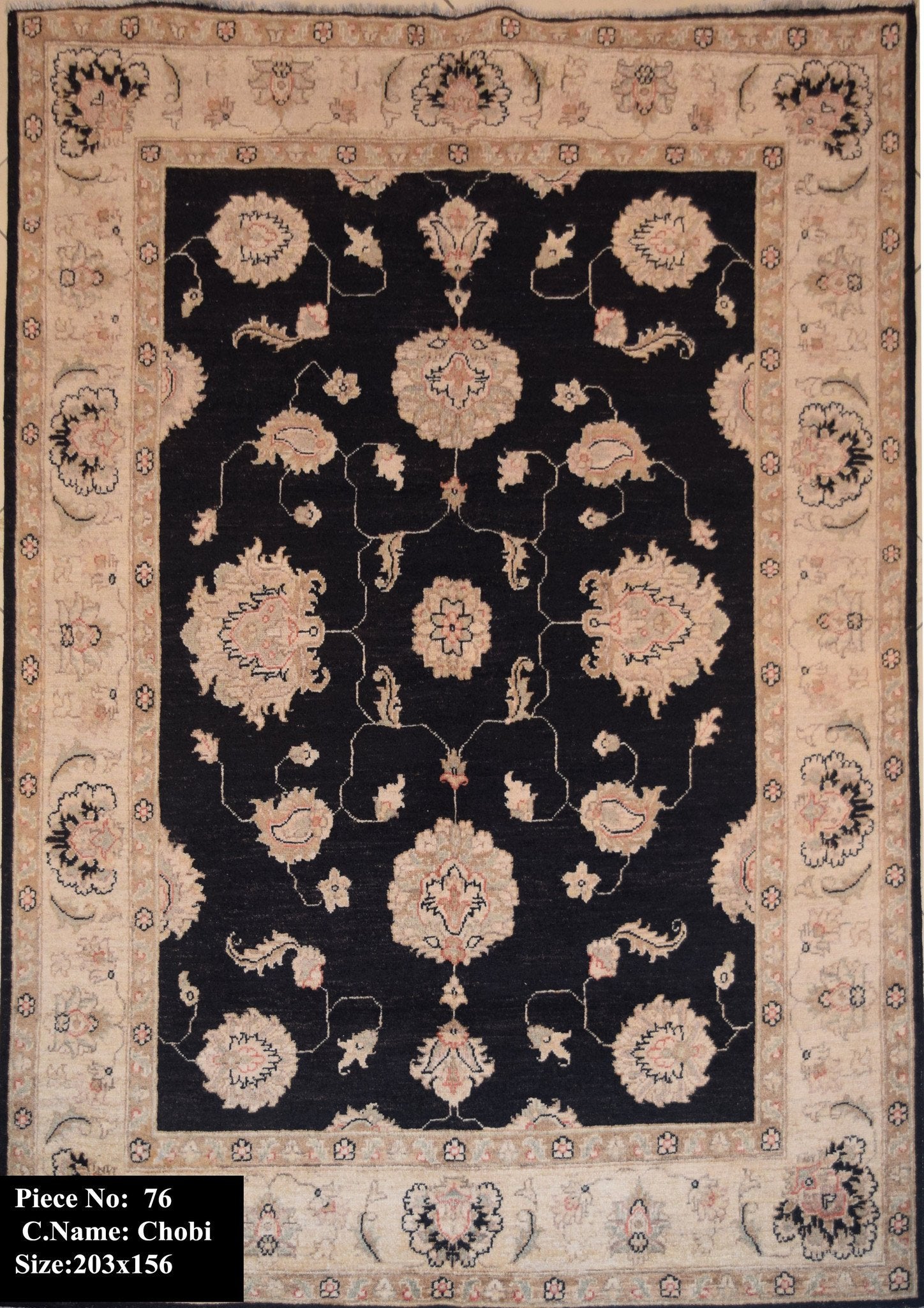 Twilight Ziegler Tapijt 203x156 - Omid Carpets