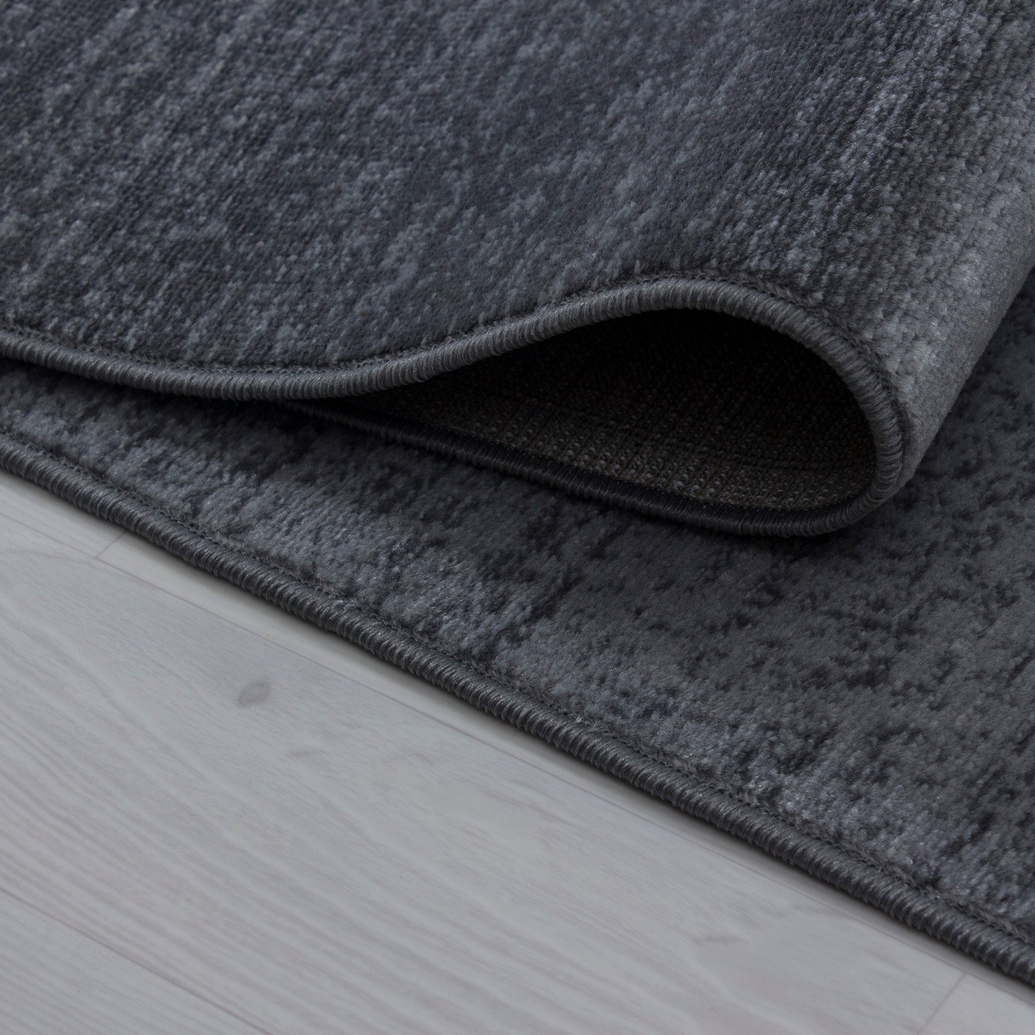 Grijs Tapijt Laagpolig Vloerkleed Omid Creative - Omid Carpets