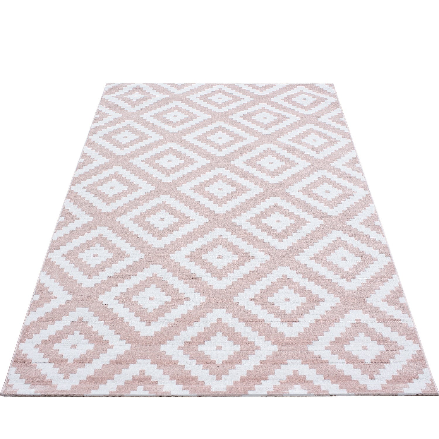 Roos Tapijt Laagpolig Vloerkleed Omid Creative - Omid Carpets