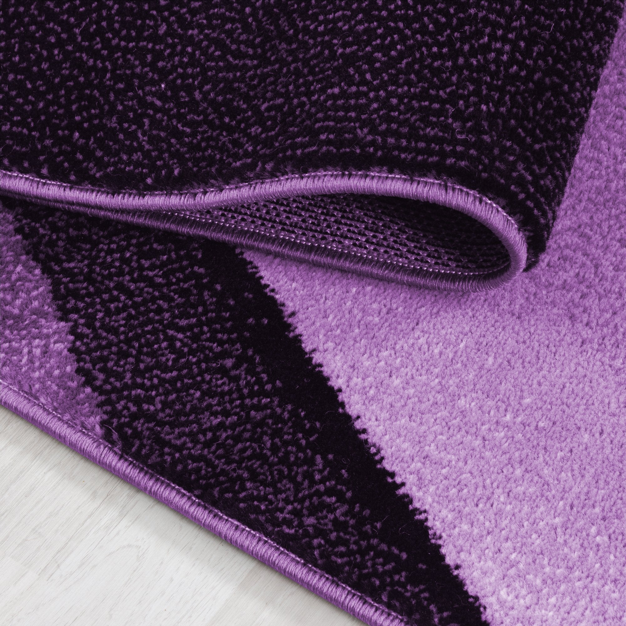 Paars Tapijt Laagpolig Vloerkleed Omid Creative - Omid Carpets