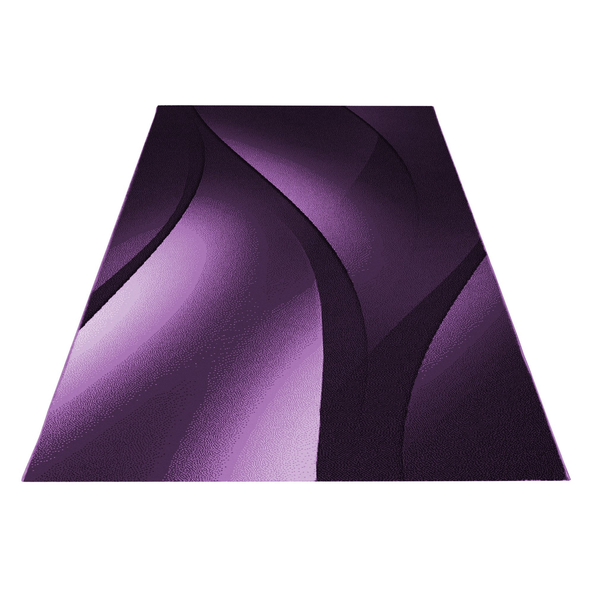 Paars Tapijt Laagpolig Vloerkleed Omid Creative - Omid Carpets