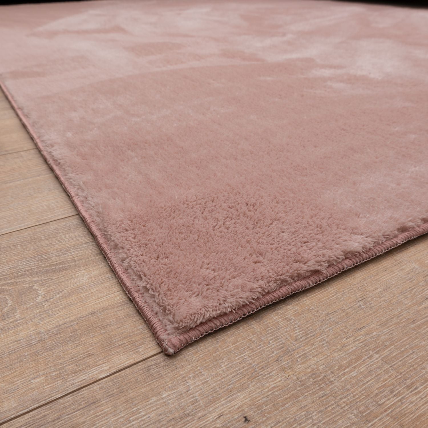Roze Tapijt Wasbaar Laagpolig Vloerkleed met Anti Slip Omid Soft Comfort Wasbaar op 30°
