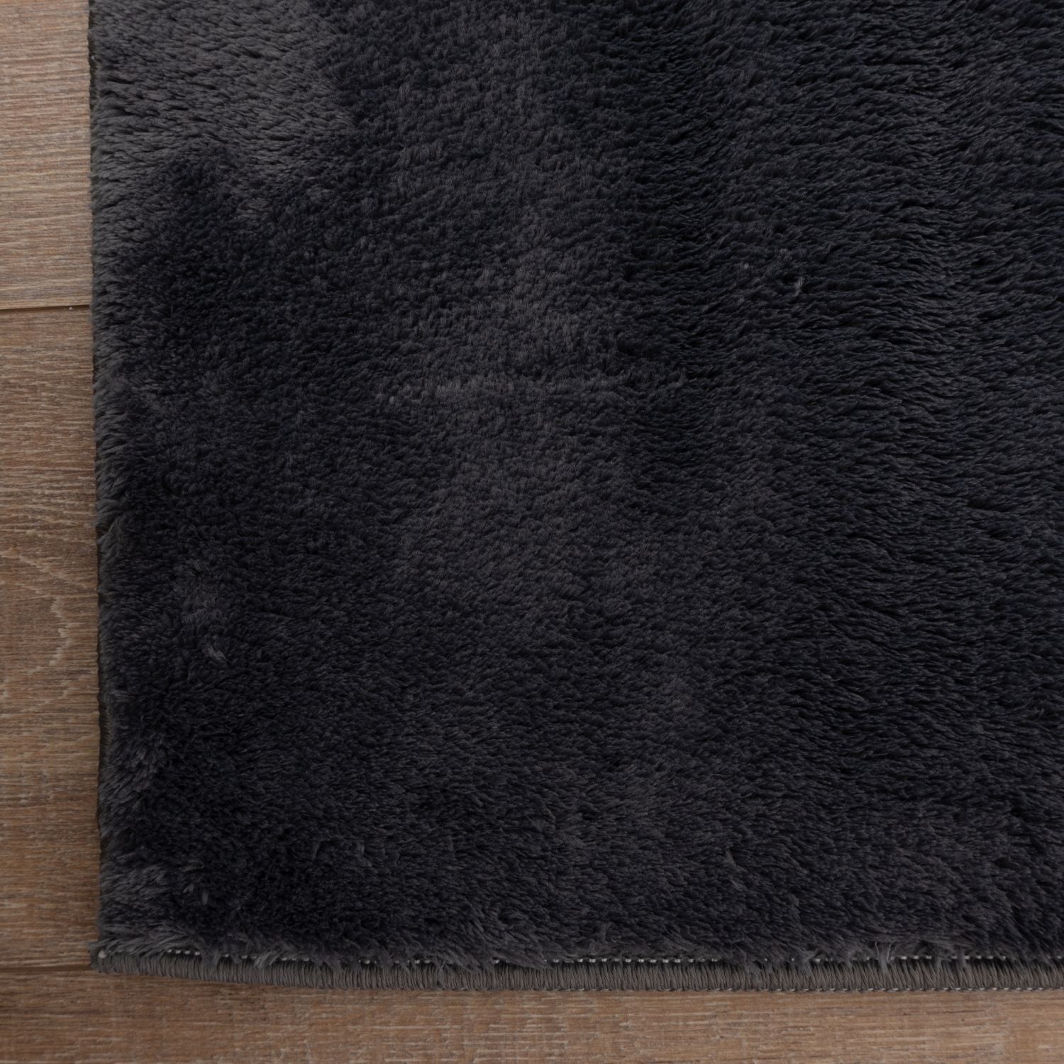 Antraciet Tapijt Wasbaar Laagpolig Vloerkleed met Anti Slip Omid Soft Comfort Wasbaar op 30°