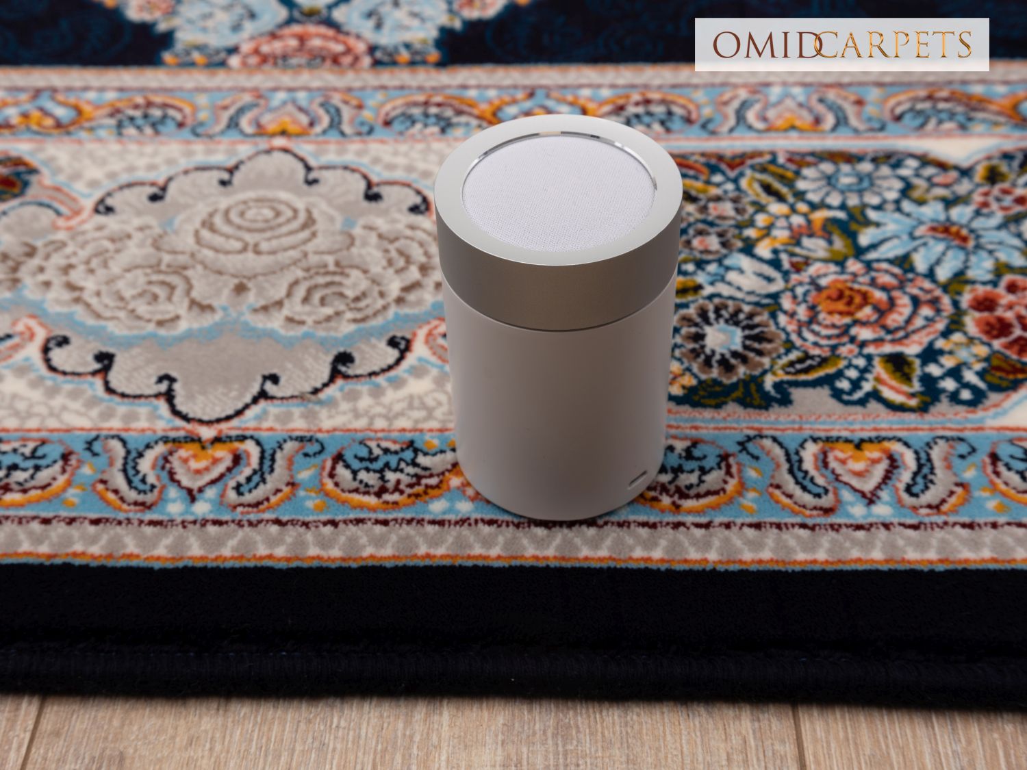 قالین 700 شانه * Blauw Tapijt Laagpolig Klassiek Vloerkleed - Omid Premium Classic - 1,5 Miljoen punten/m²