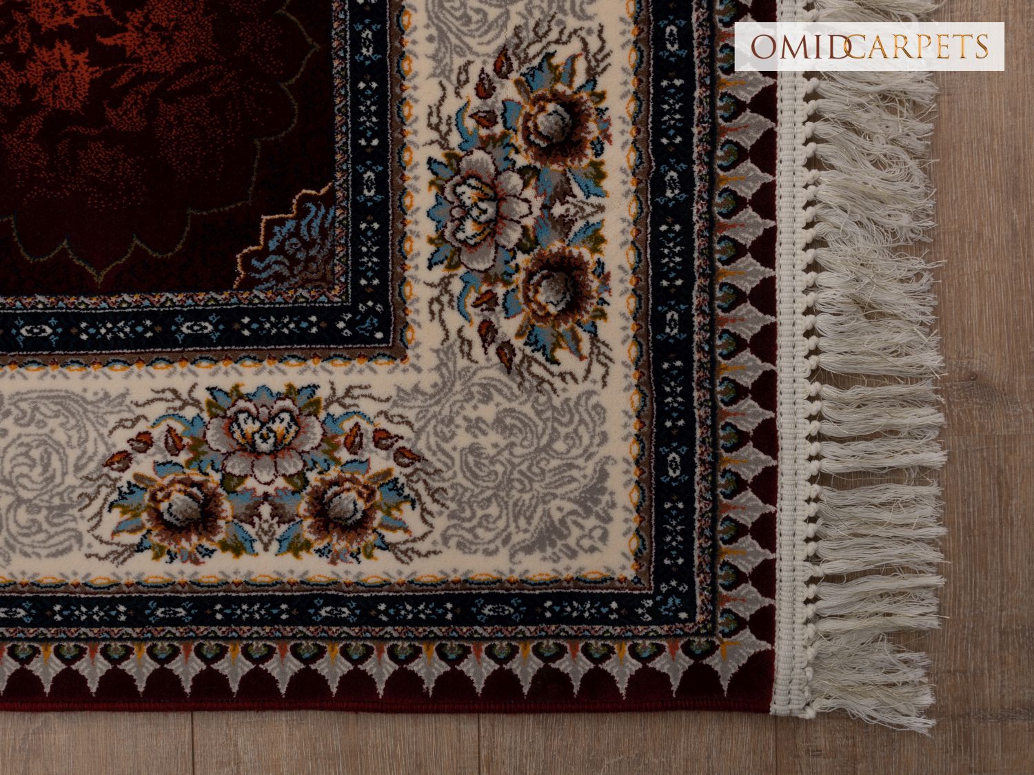 قالین 700 شانه * Rood Tapijt Laagpolig Klassiek Vloerkleed - Omid Premium Classic - 1,5 Miljoen punten/m²