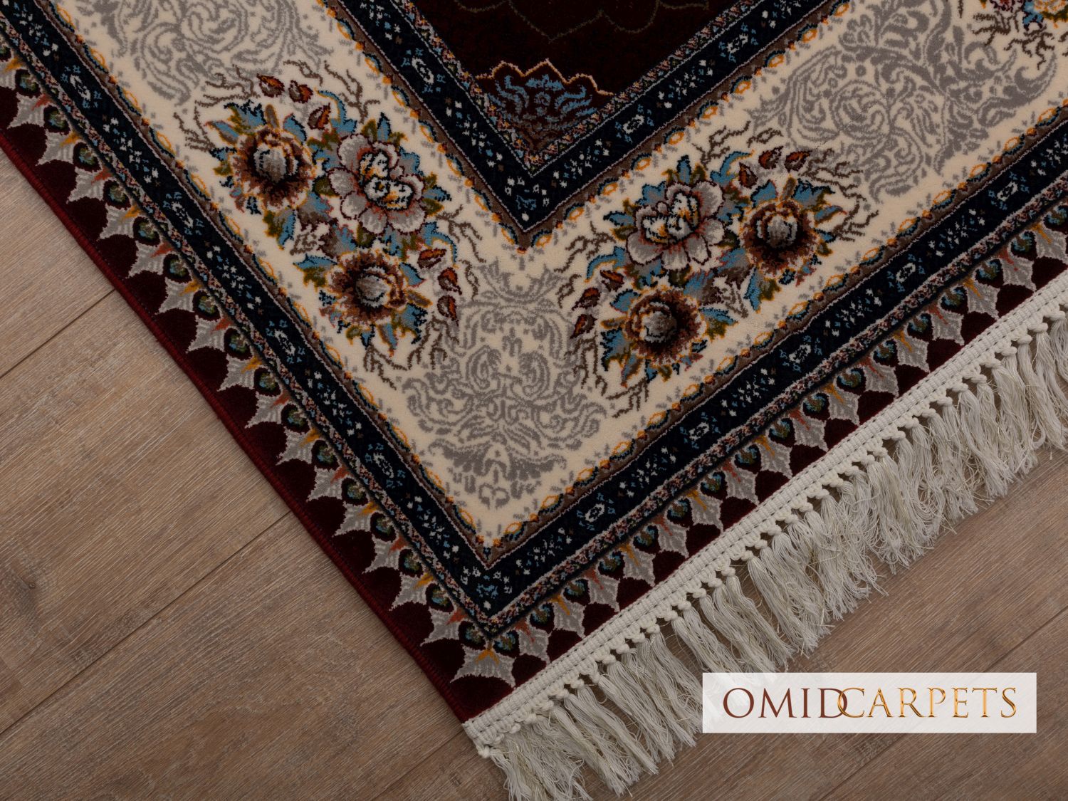 قالین 700 شانه * Rood Tapijt Laagpolig Klassiek Vloerkleed - Omid Premium Classic - 1,5 Miljoen punten/m²