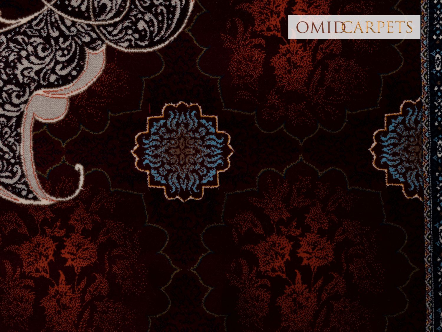 قالین 700 شانه * Rood Tapijt Laagpolig Klassiek Vloerkleed - Omid Premium Classic - 1,5 Miljoen punten/m²