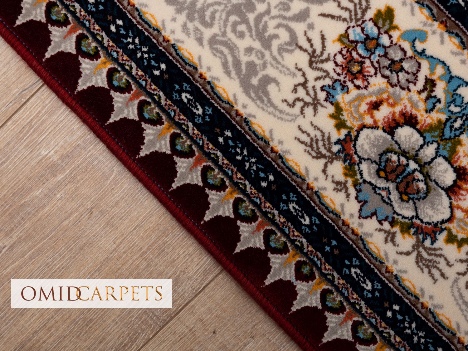قالین 700 شانه * Rood Tapijt Laagpolig Klassiek Vloerkleed - Omid Premium Classic - 1,5 Miljoen punten/m²