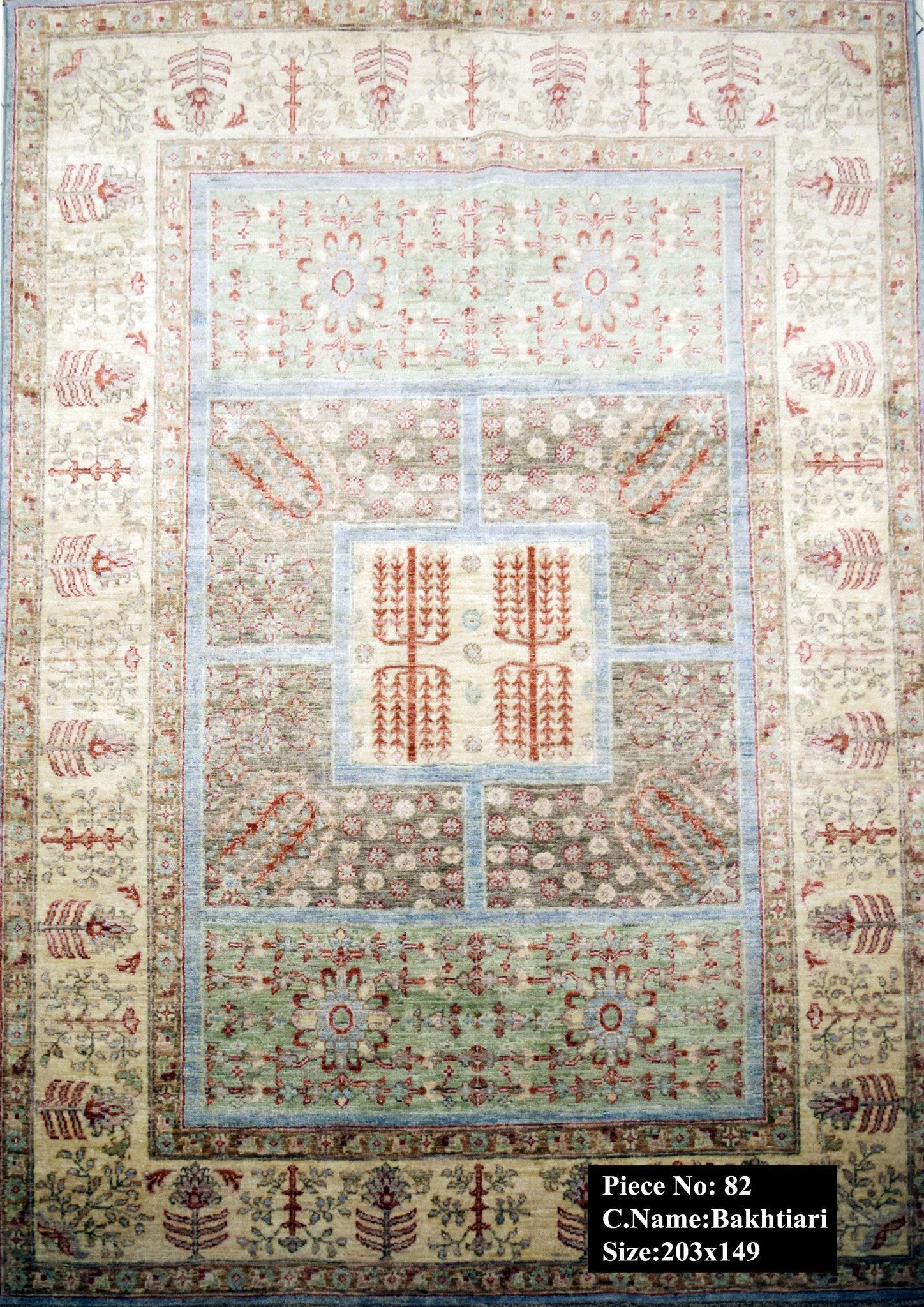 Chobi Bakhtiari 203x149 - Omid Carpets