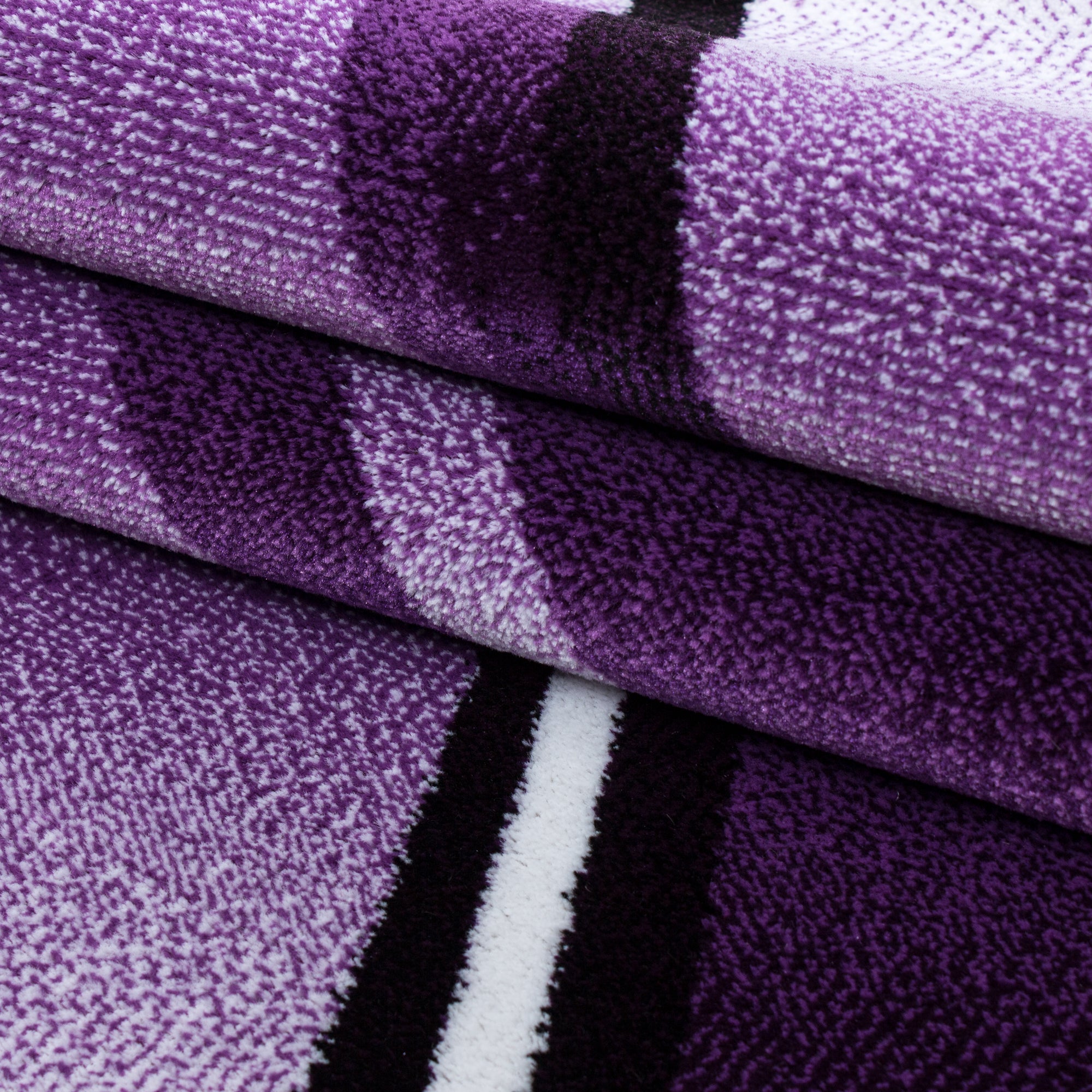 Paars Tapijt Laagpolig Vloerkleed Omid Run - Omid Carpets