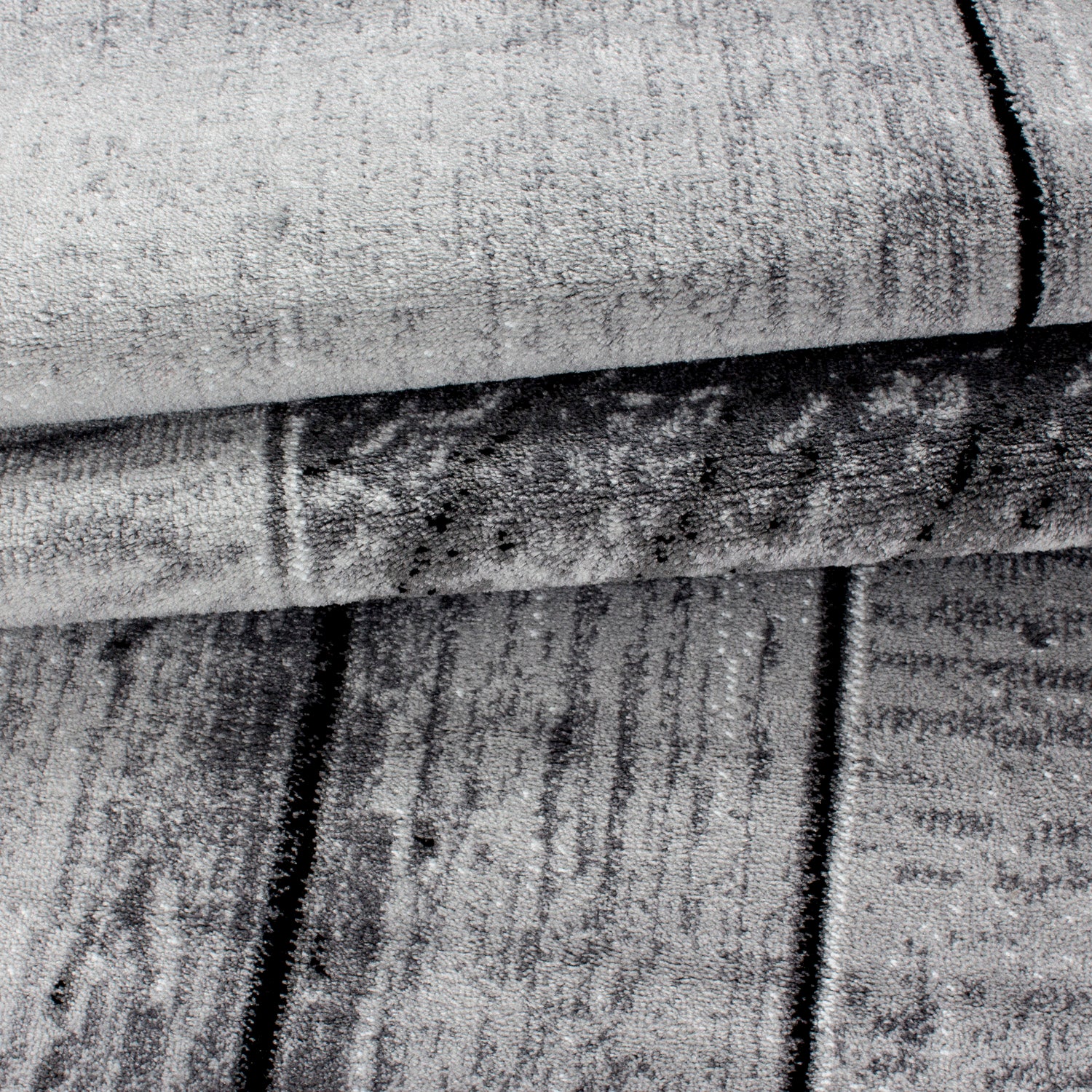 Grijs Tapijt Laagpolig Vloerkleed Omid Run - Omid Carpets