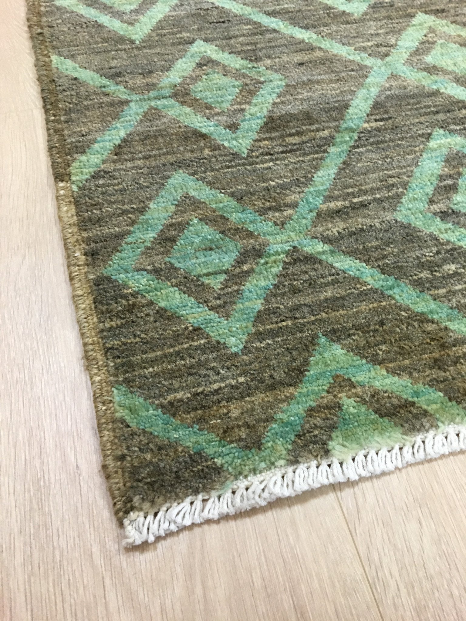 Munt Getinte Gabbah Tapijt 196x148 - Omid Carpets