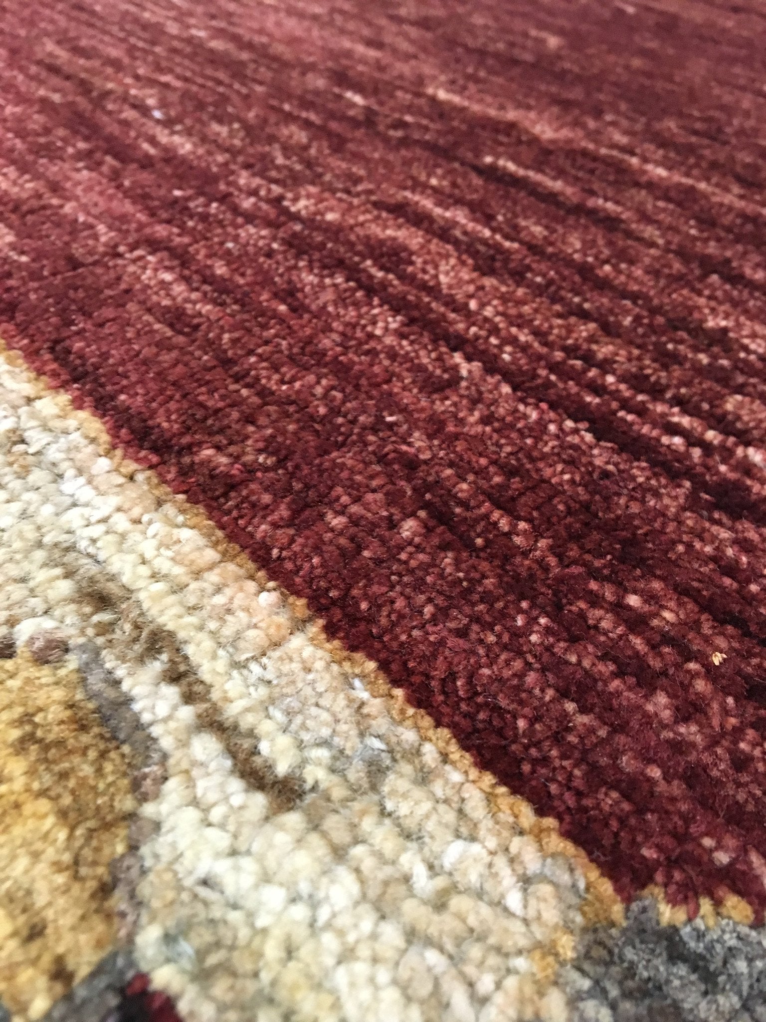 Mahonie Bruine Gabbah Tapijt 186x145 - Omid Carpets