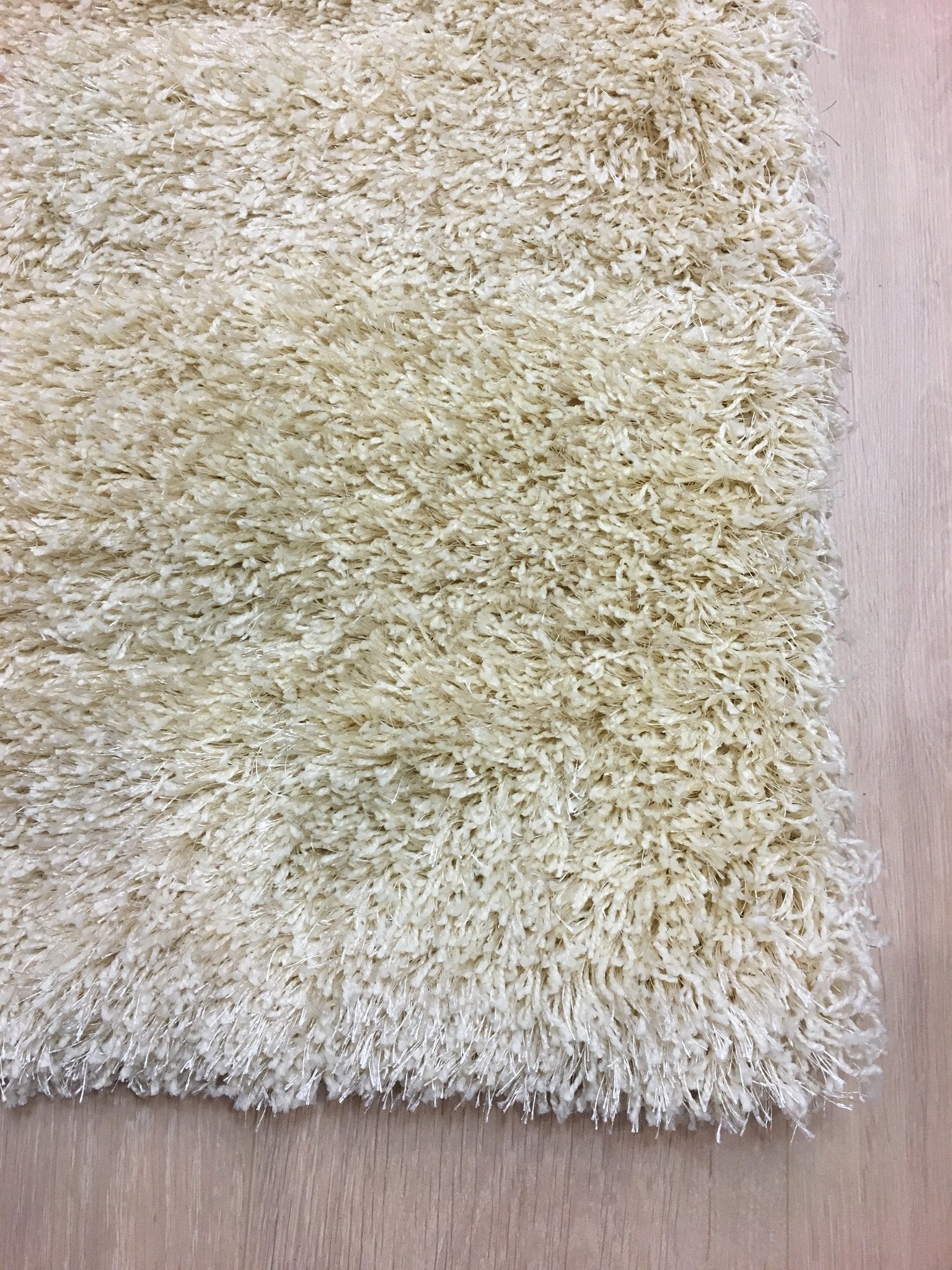 Crème Malibu Shaggy Tapijt 160x230 - Omid Carpets