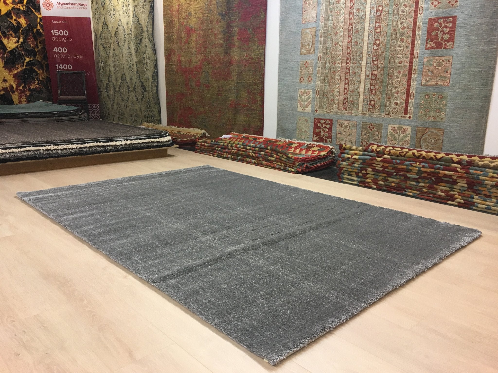 Grijze Gabeh Tapijt - Omid Carpets