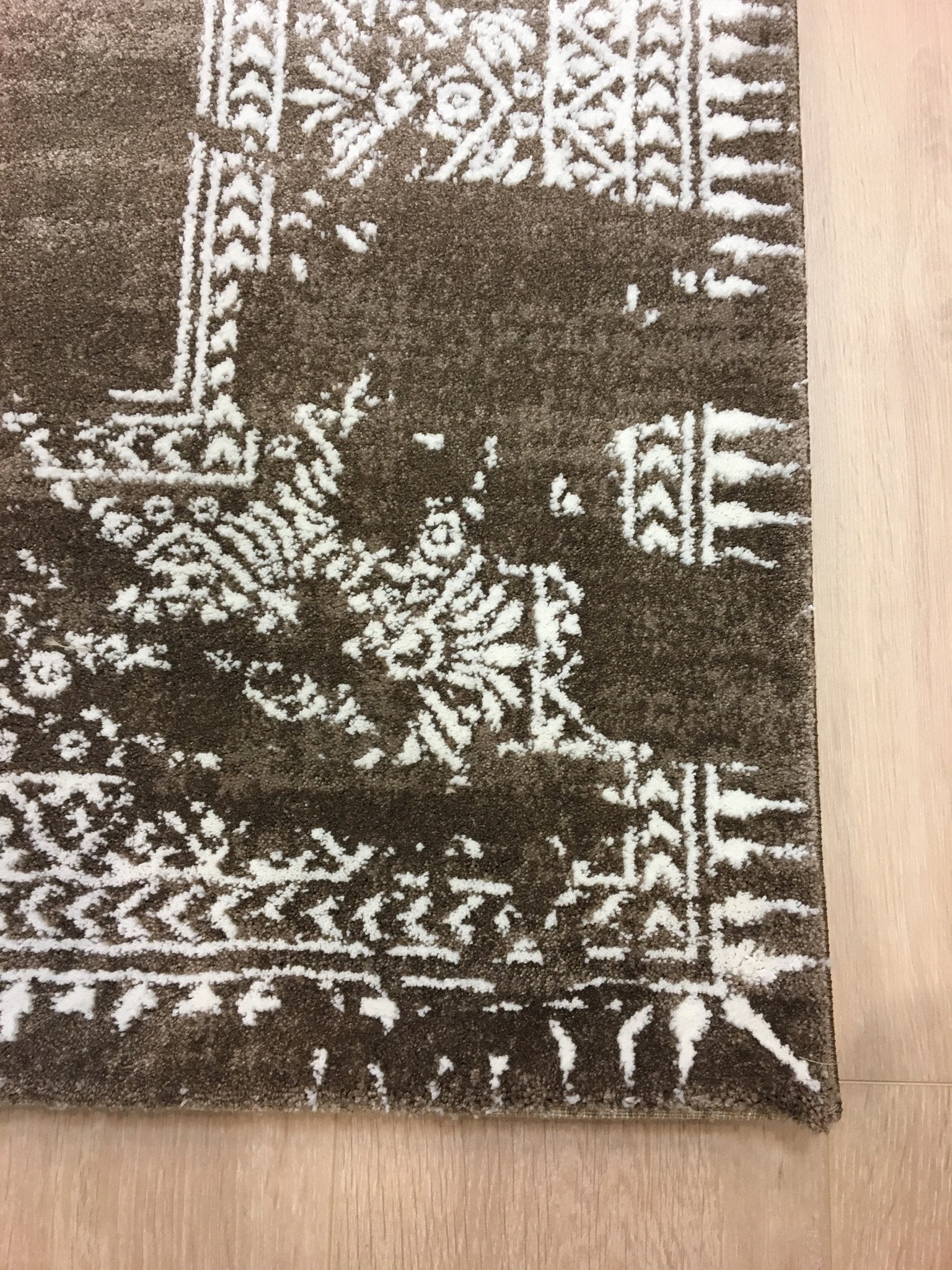 Bruine Antigua Retro Tapijt - Omid Carpets