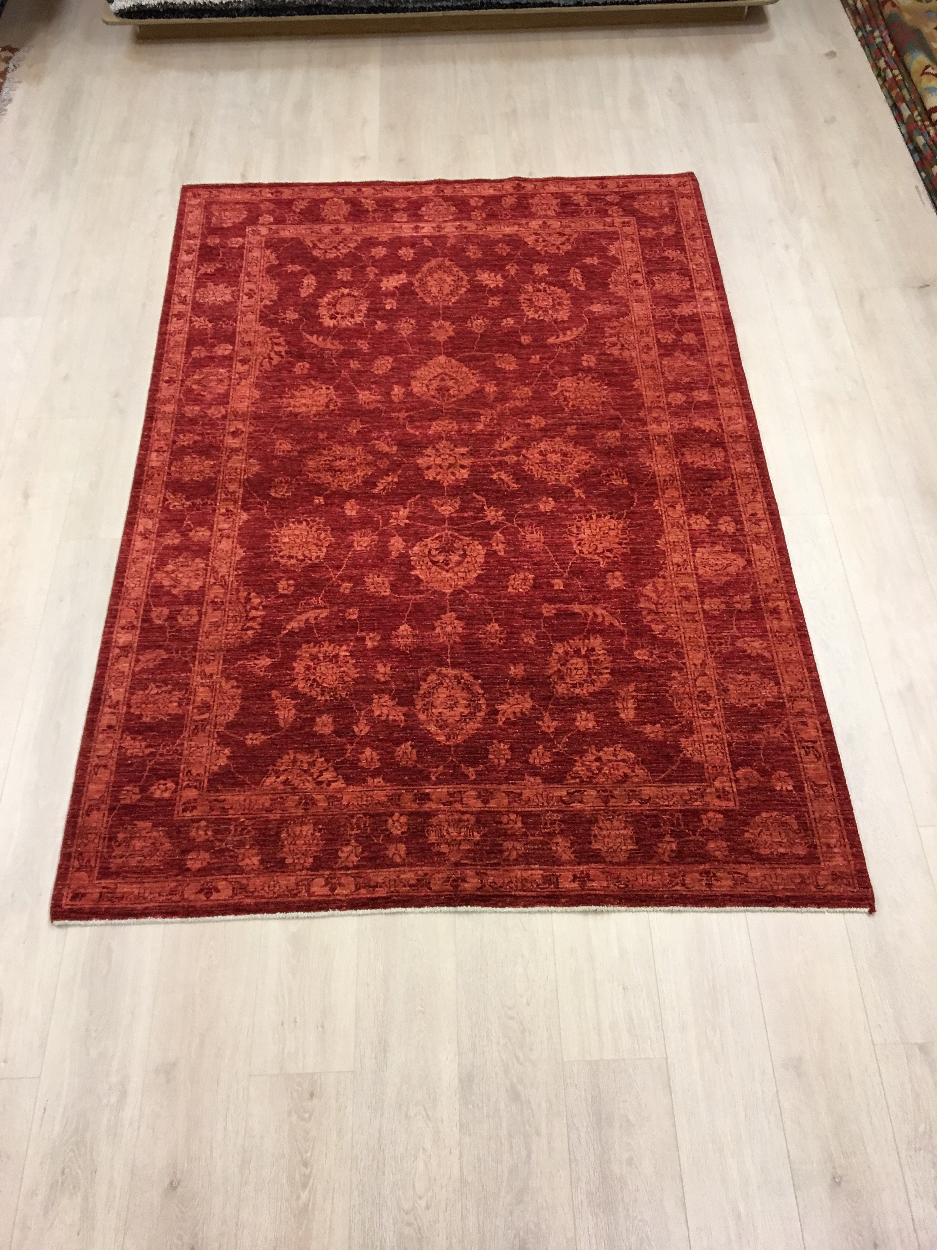 Chobi TwoTone Rood 245x169 - Omid Carpets