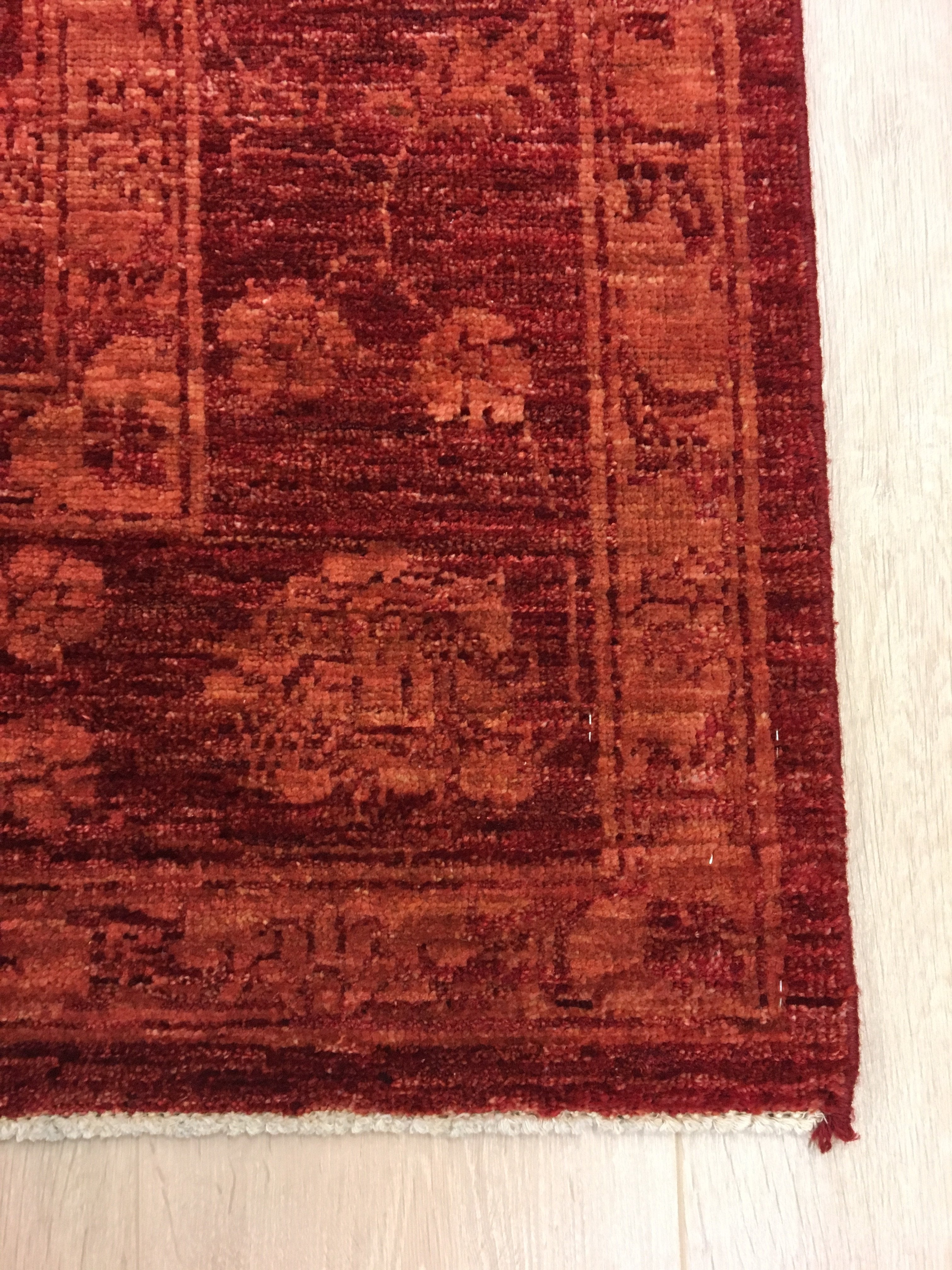Chobi TwoTone Rood 245x169 - Omid Carpets