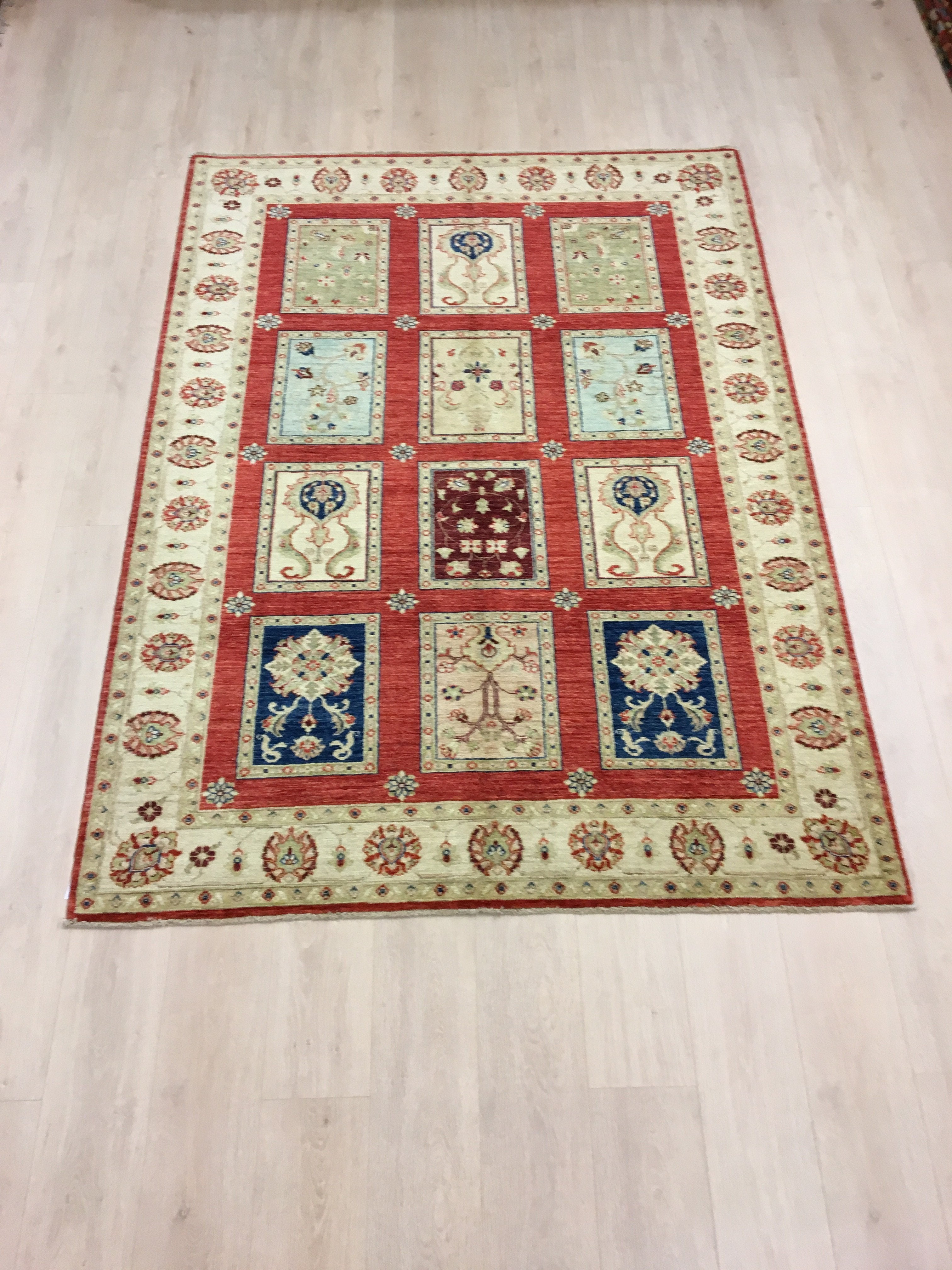 Perzisch Handgeknoopt tapijt Chobi Bakhtiari 240x174 - Omid Carpets